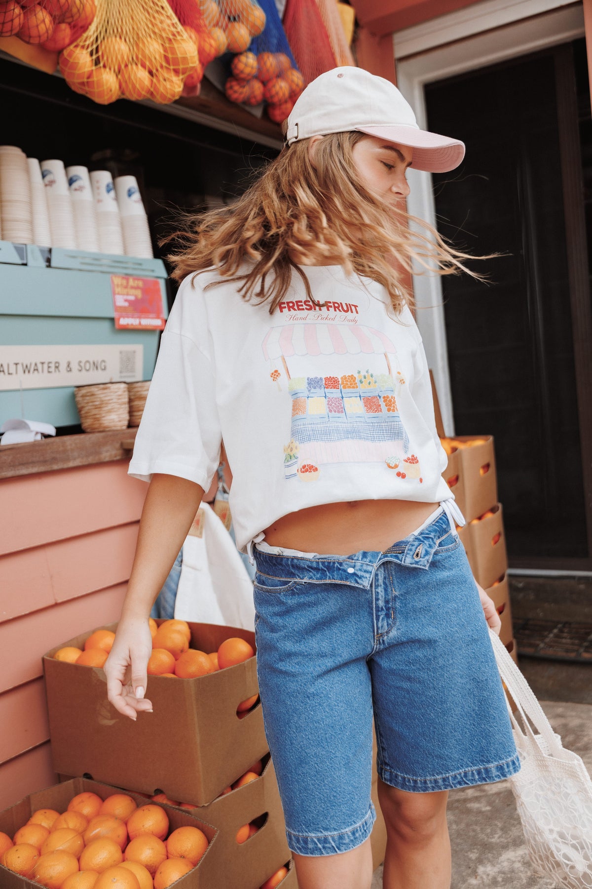 TOPS Rosa Graphic Tee - Fruit Stand