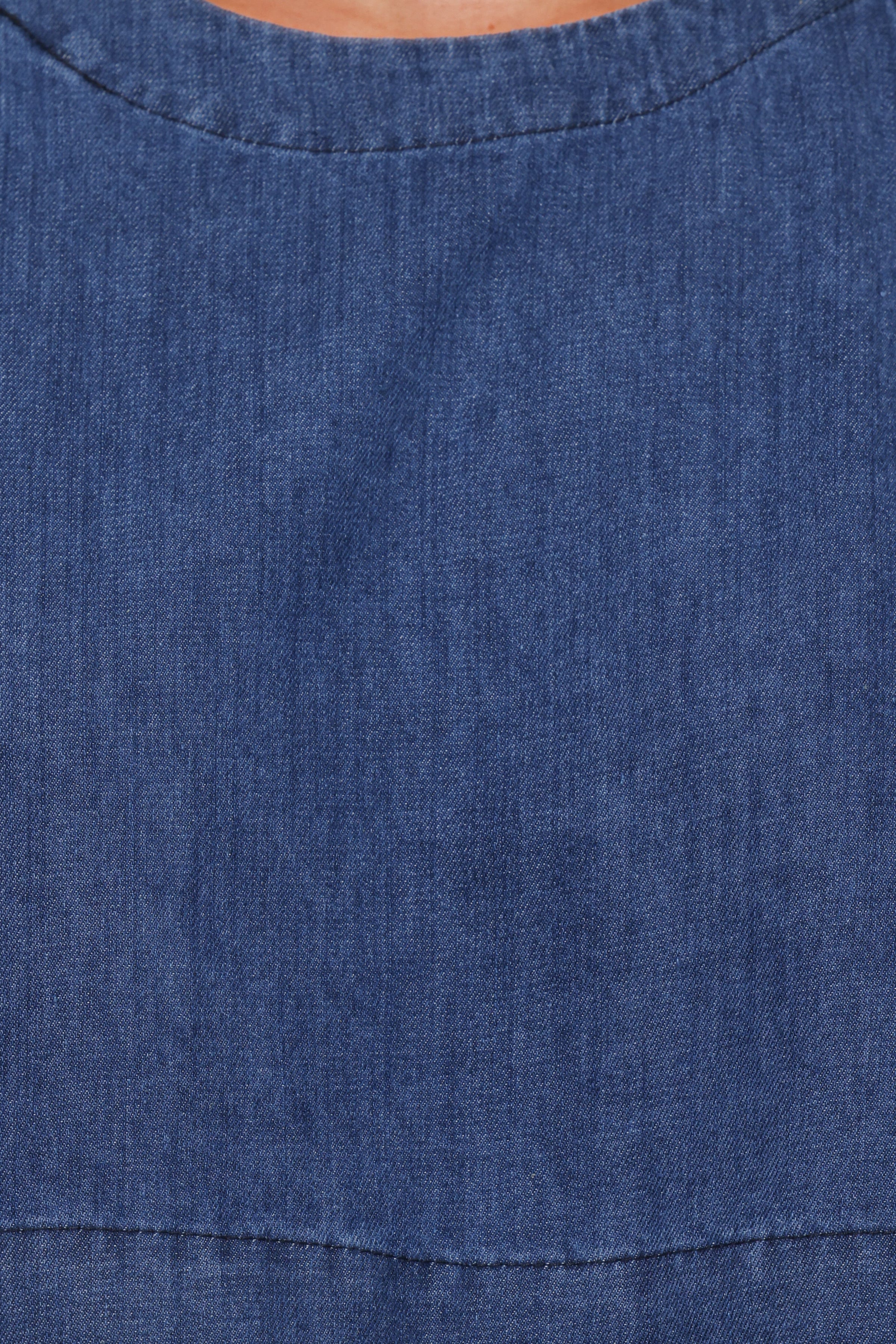TOPS Siena Top - Medium Wash Denim
