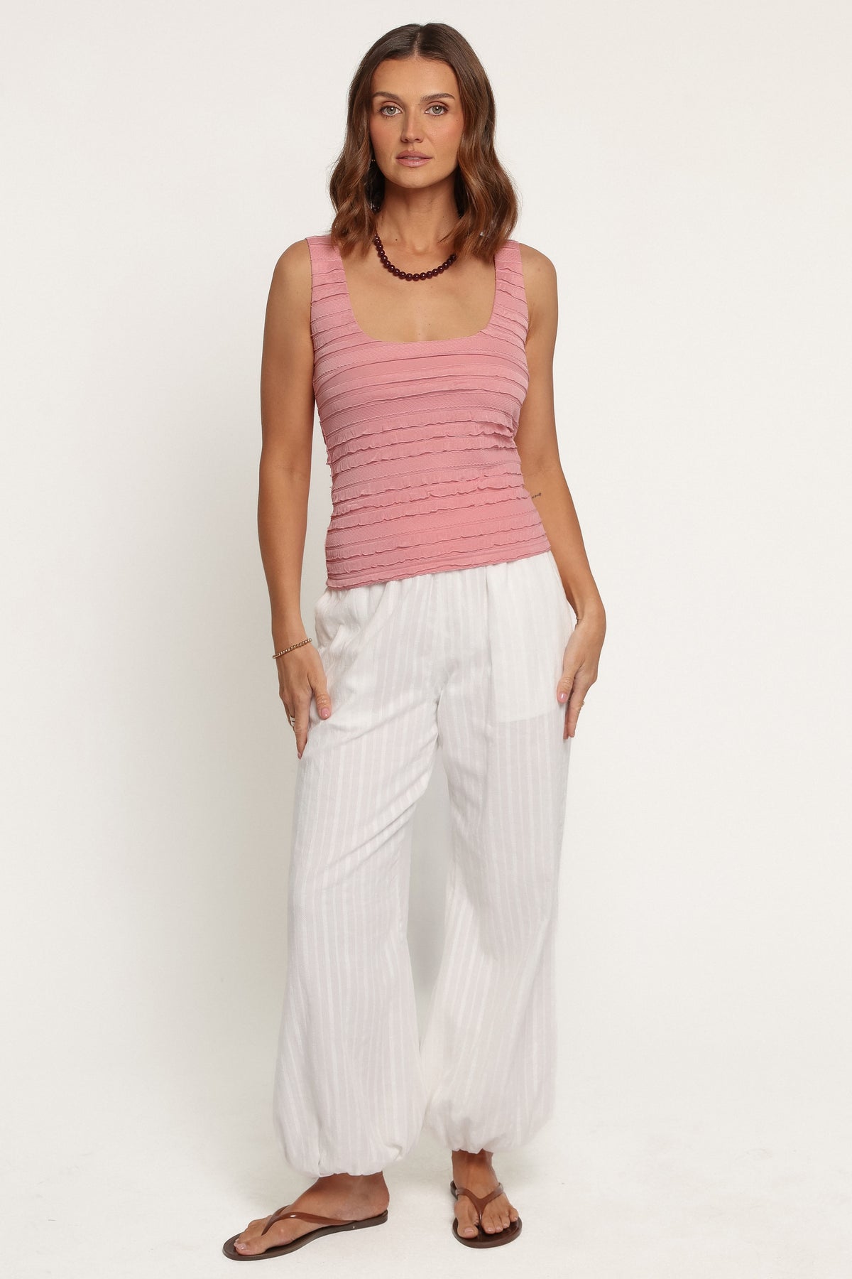 TOPS Sweenie Knit Top - Pink