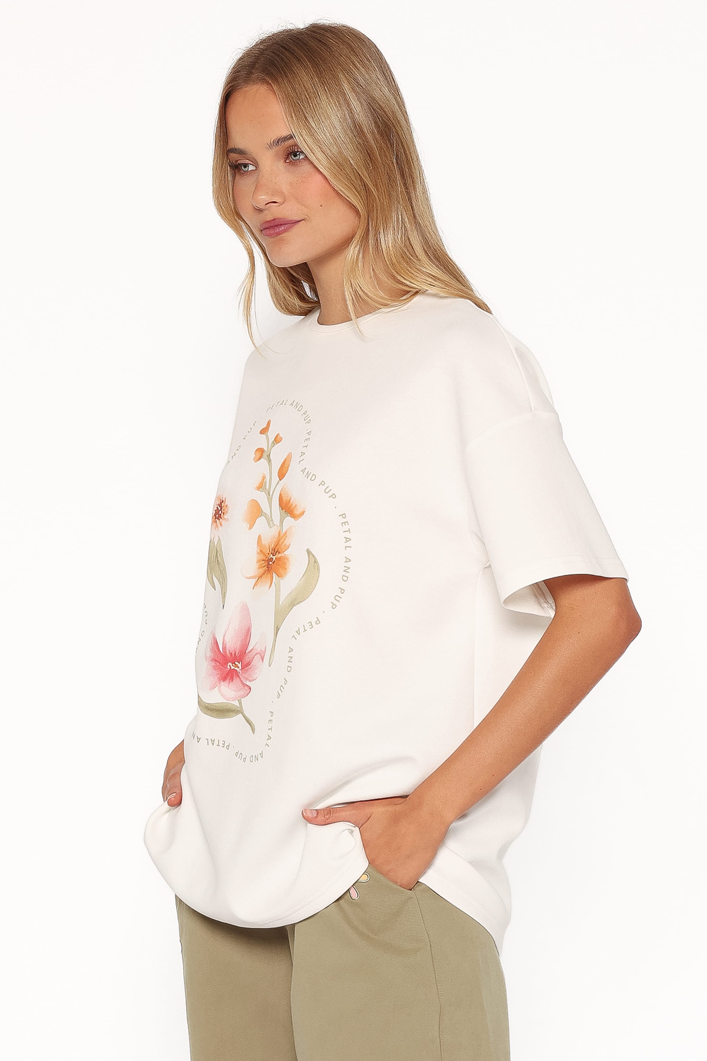 TOPS Winnie Graphic Tee - White