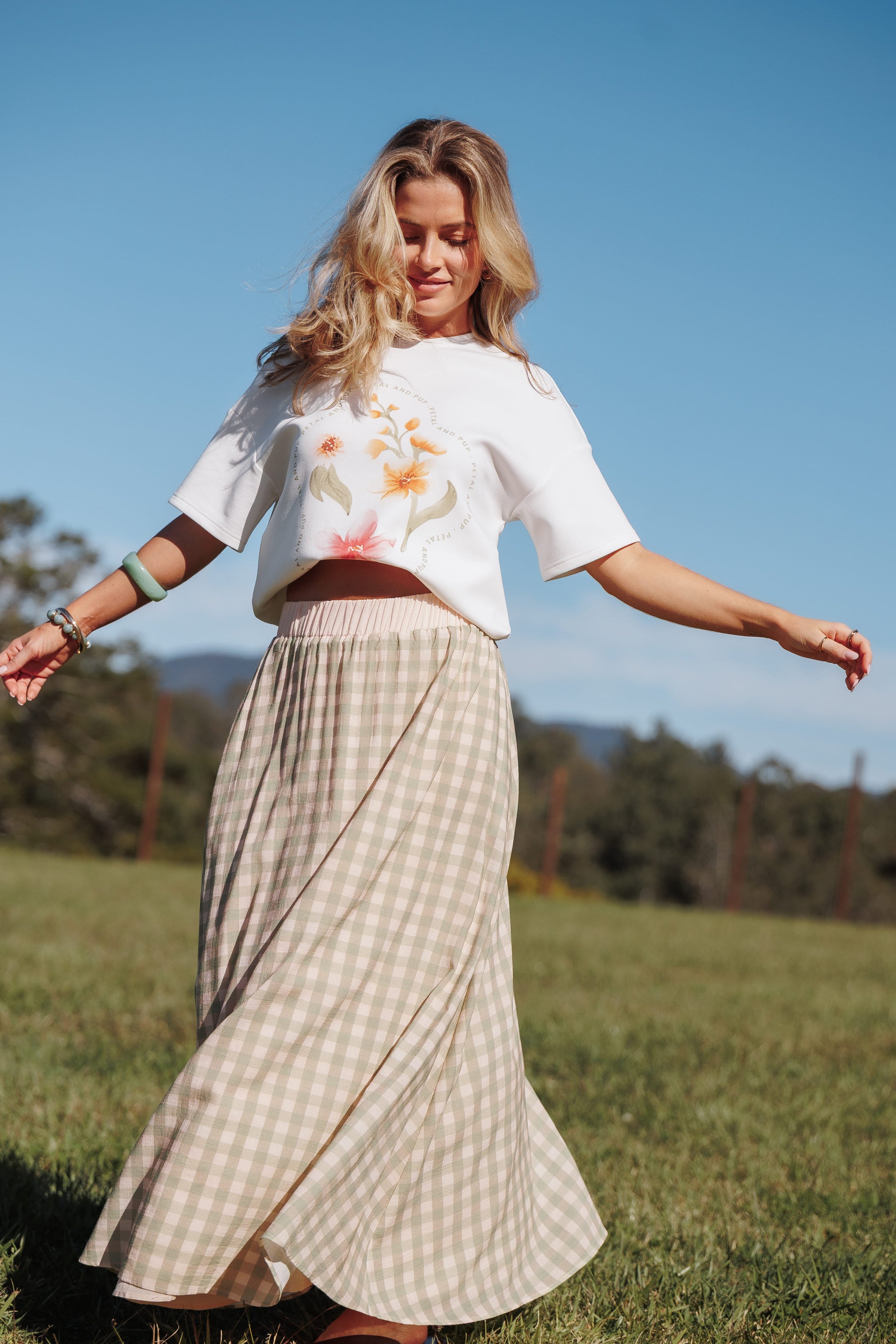 TOPS Winnie Graphic Tee - White