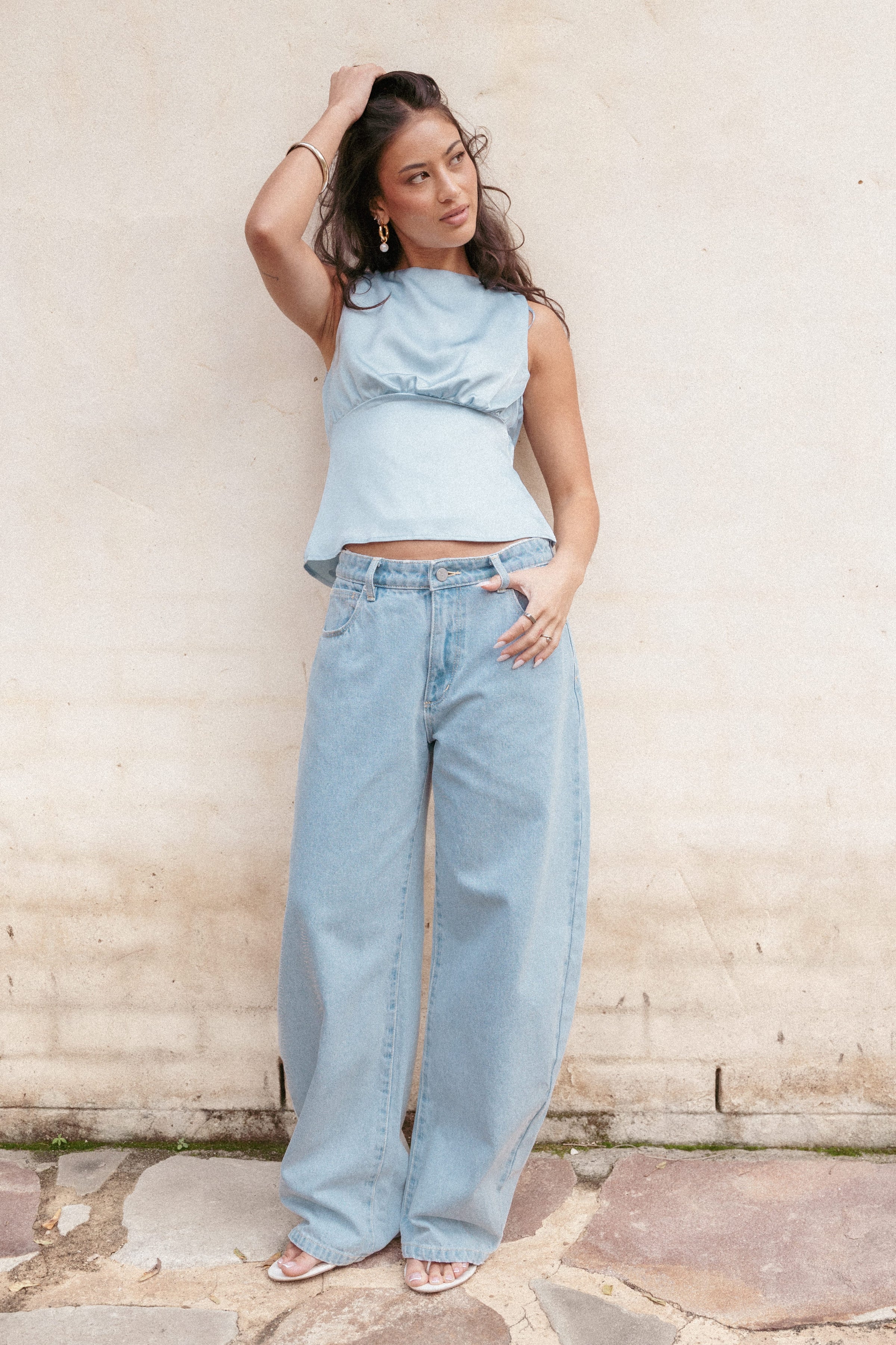 TOPS Wynn Top - Blue