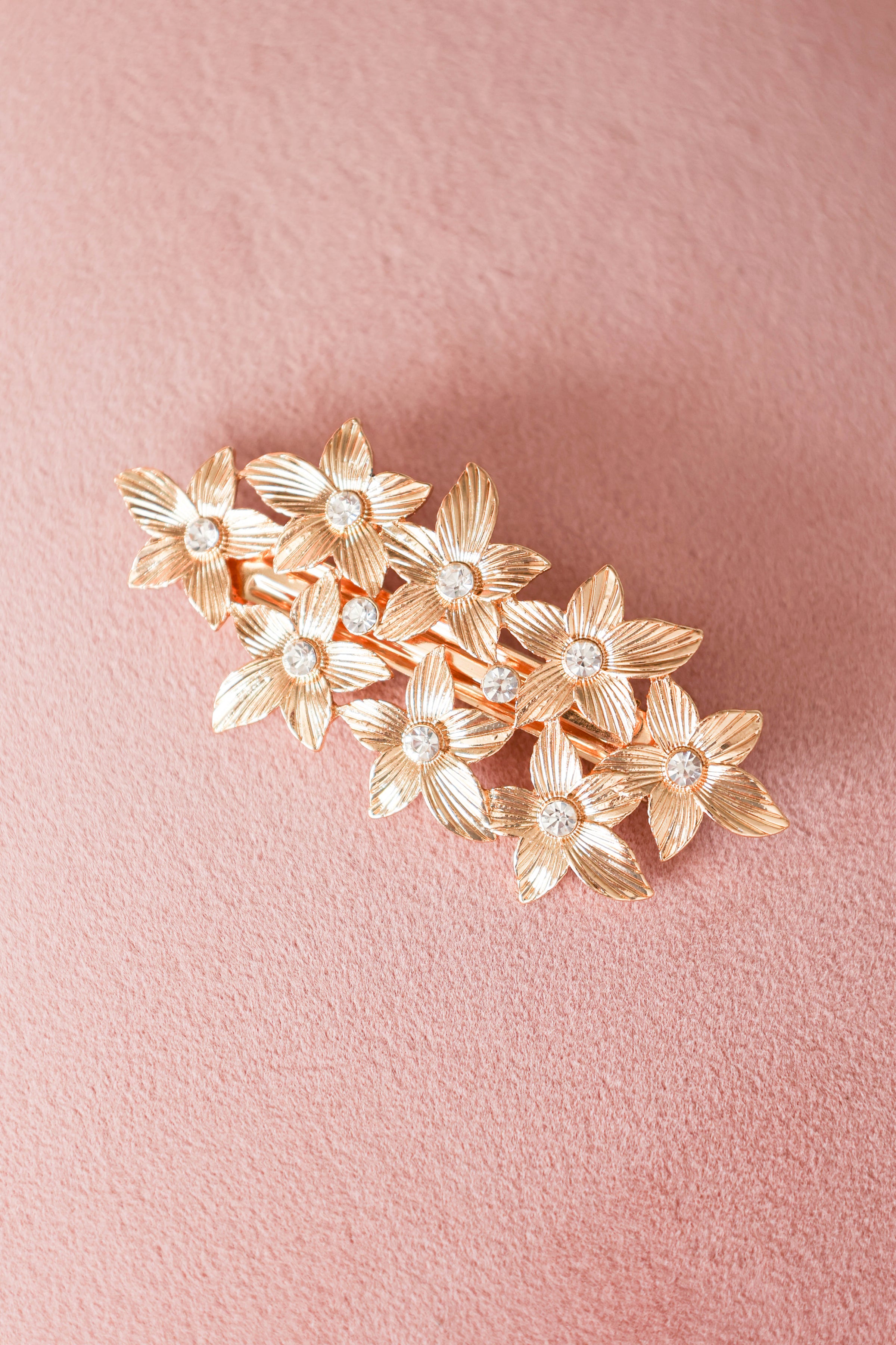 ACCESSORIES @Celeste Embellished Hairclip - Gold