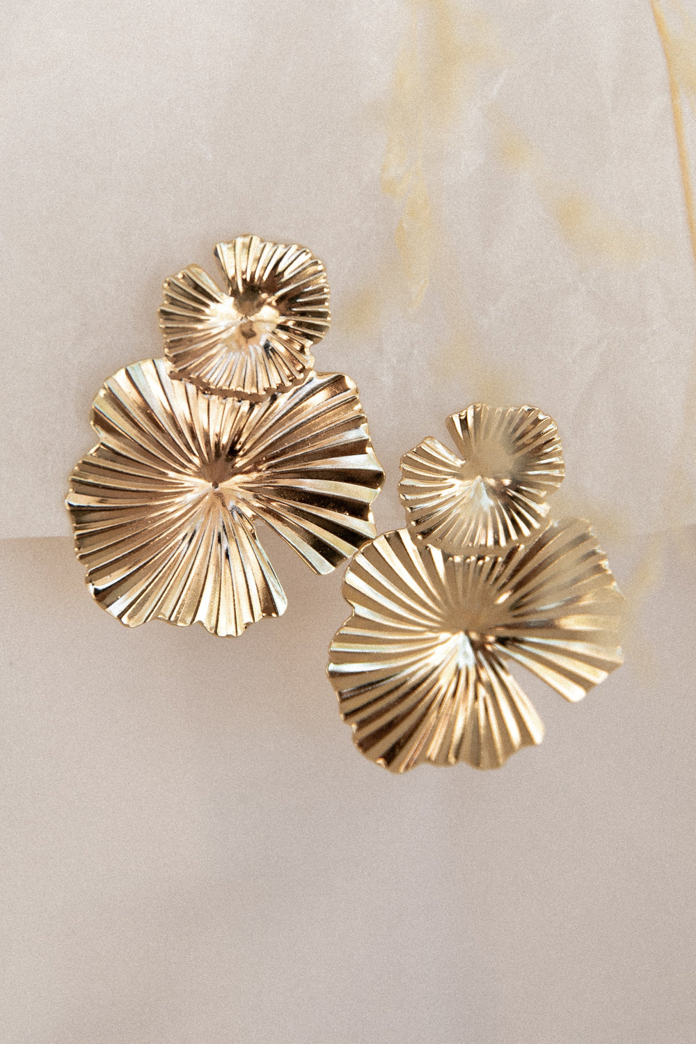 Delia Earrings - Gold - View 4 | Shop Formal Dress
