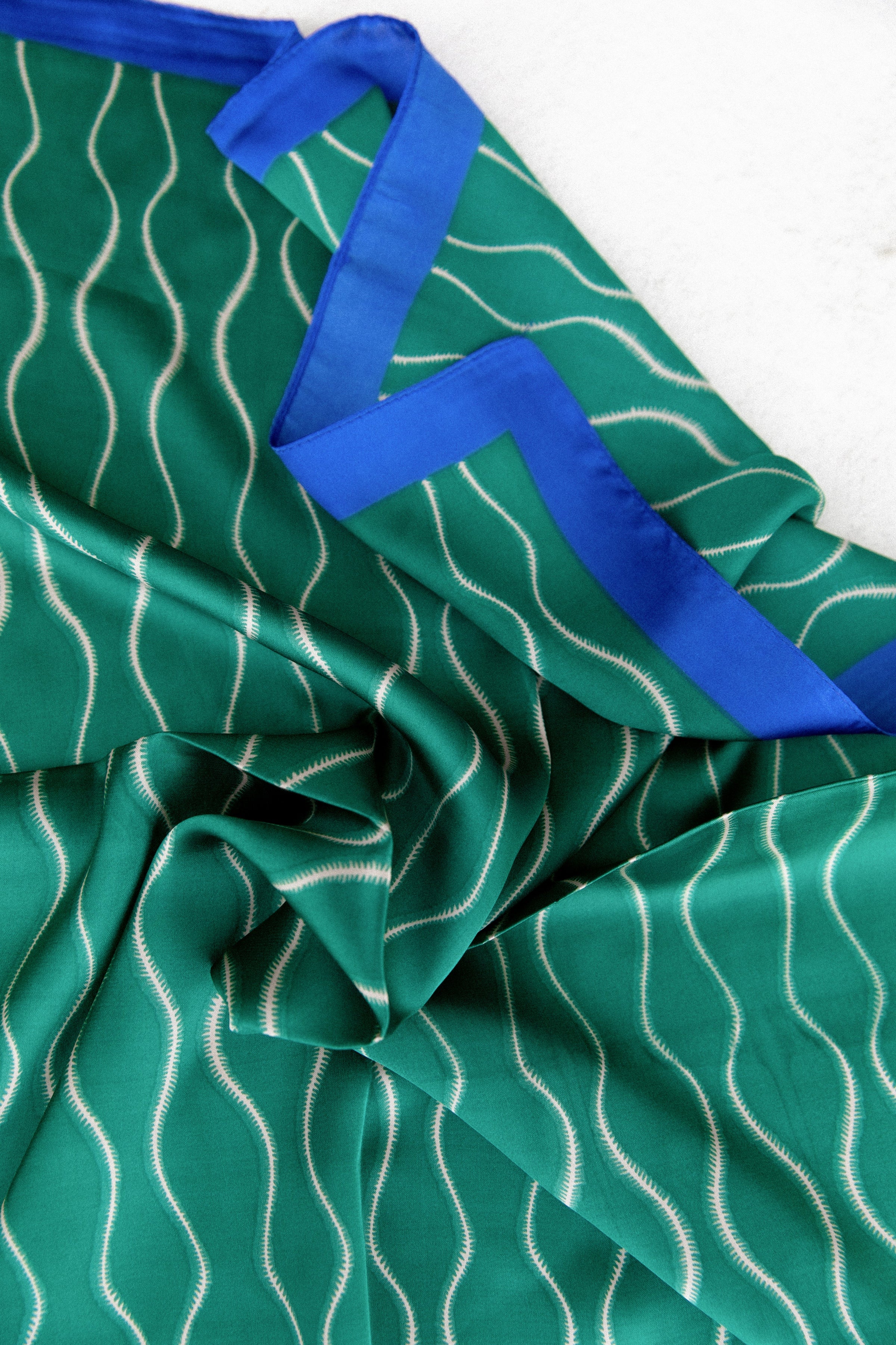 ACCESSORIES @Isla Hair Scarf - Green