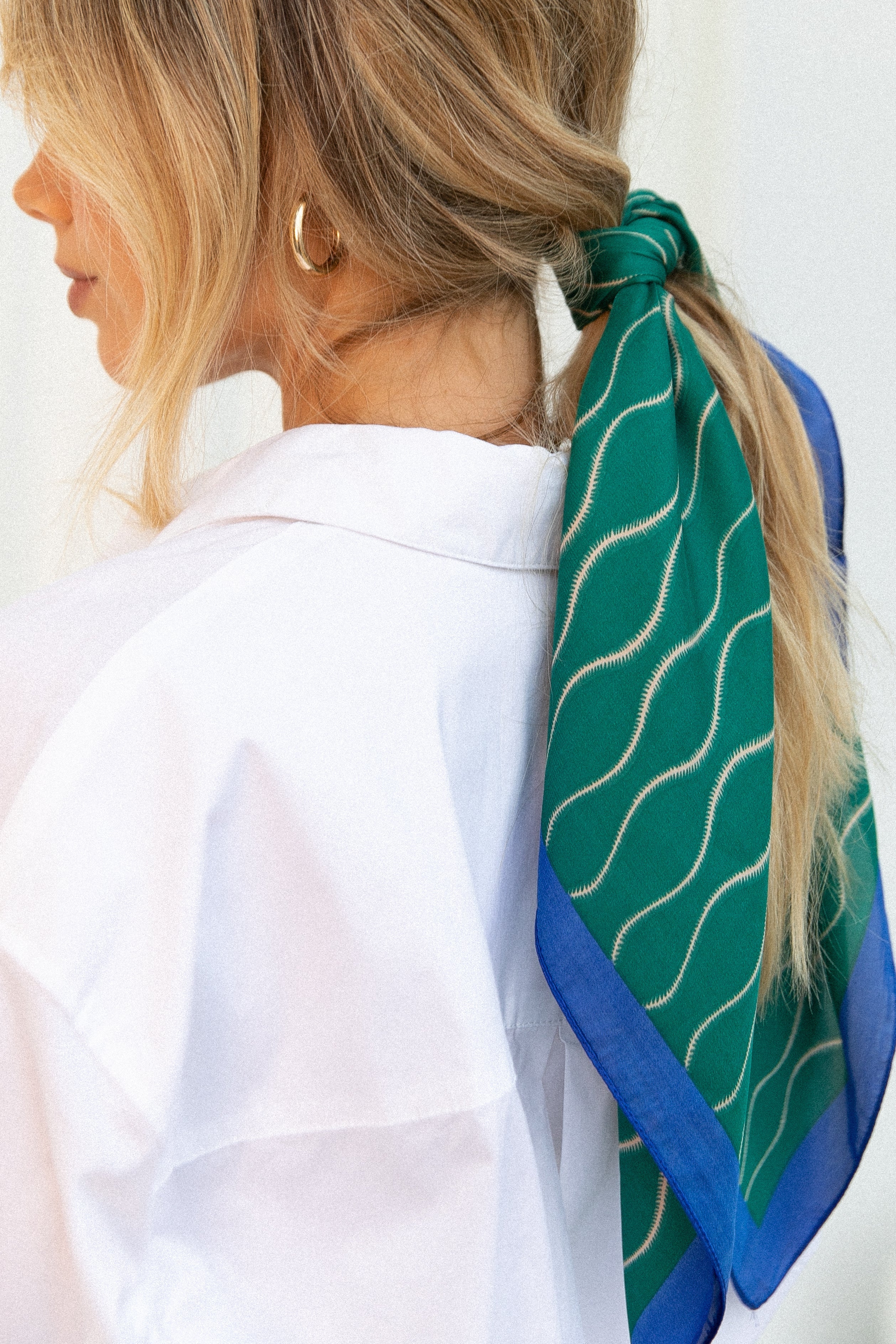 ACCESSORIES Isla Hair Scarf - Green