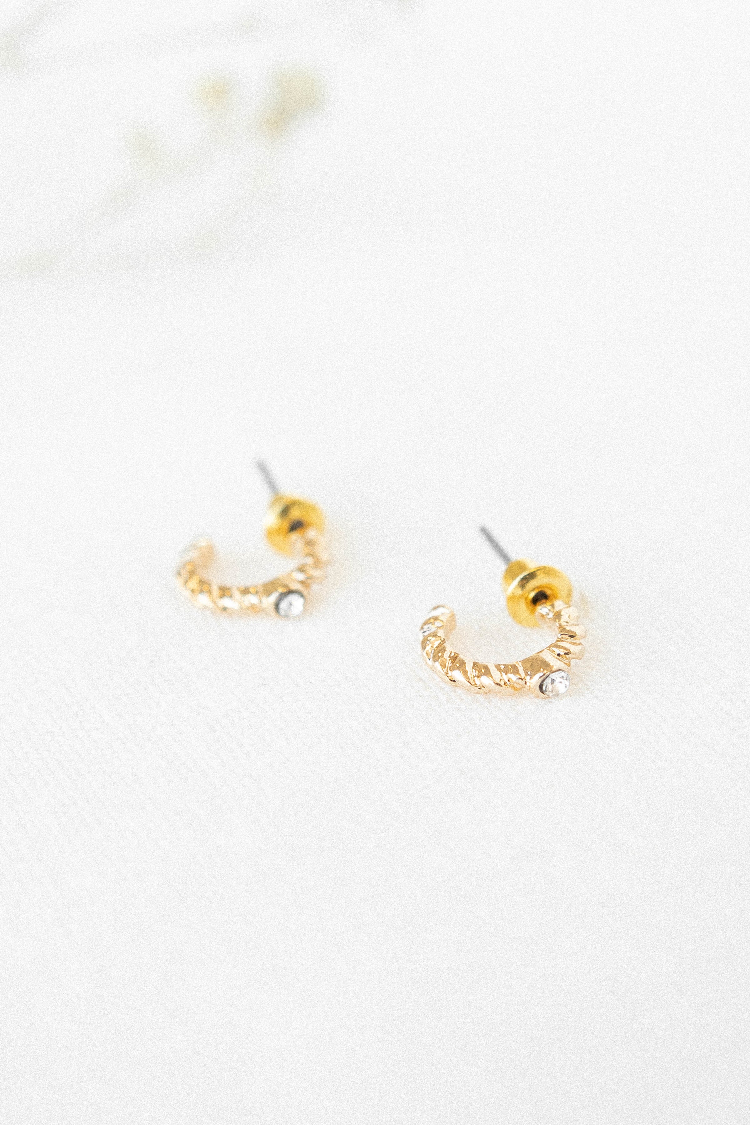 ACCESSORIES @Layou 3pk Earrings - Gold