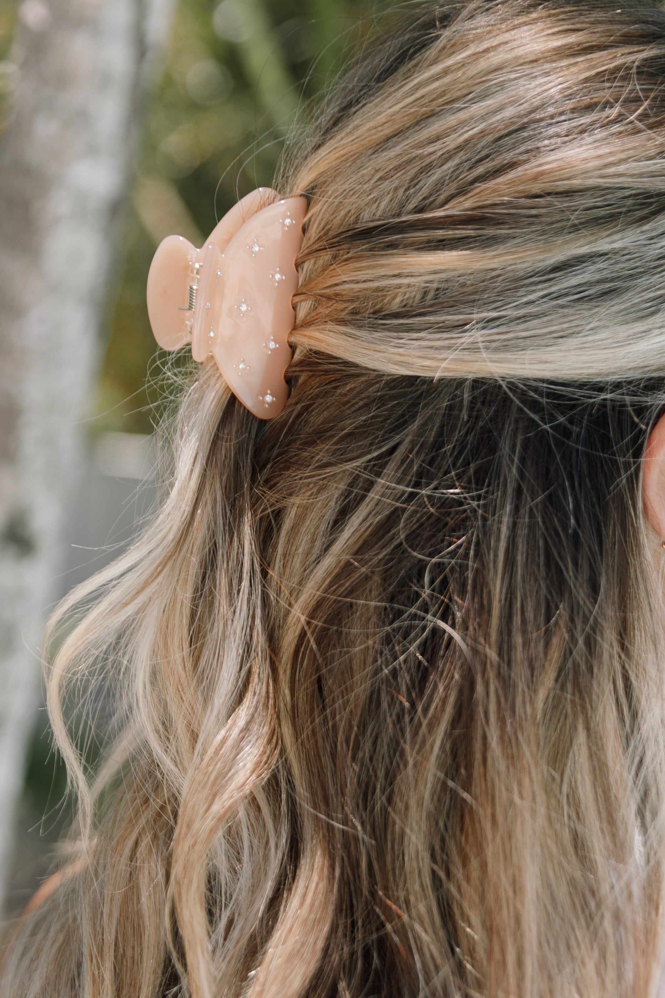 ACCESSORIES @Millie Hair Clip - Apricot