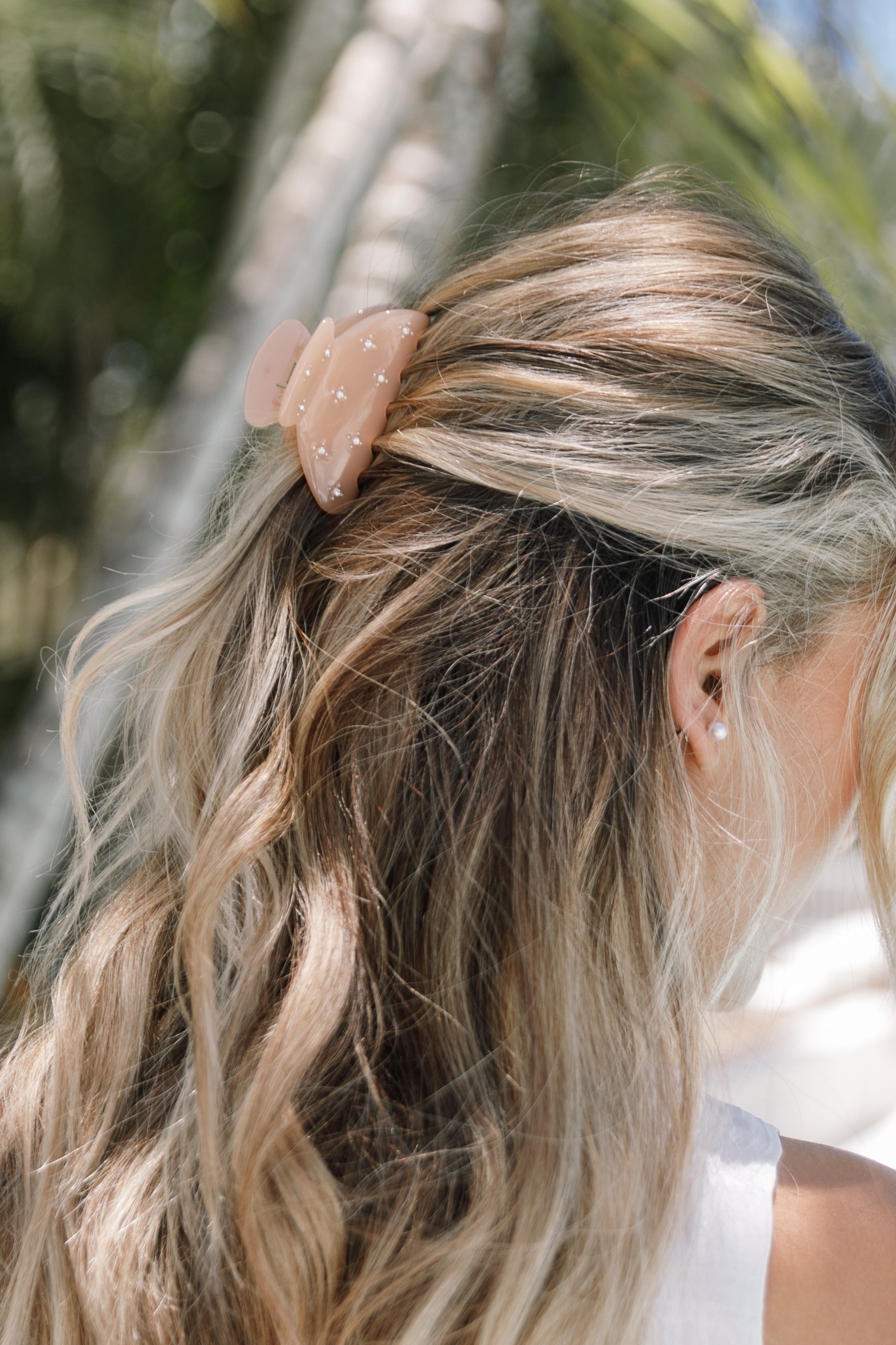 ACCESSORIES @Millie Hair Clip - Apricot