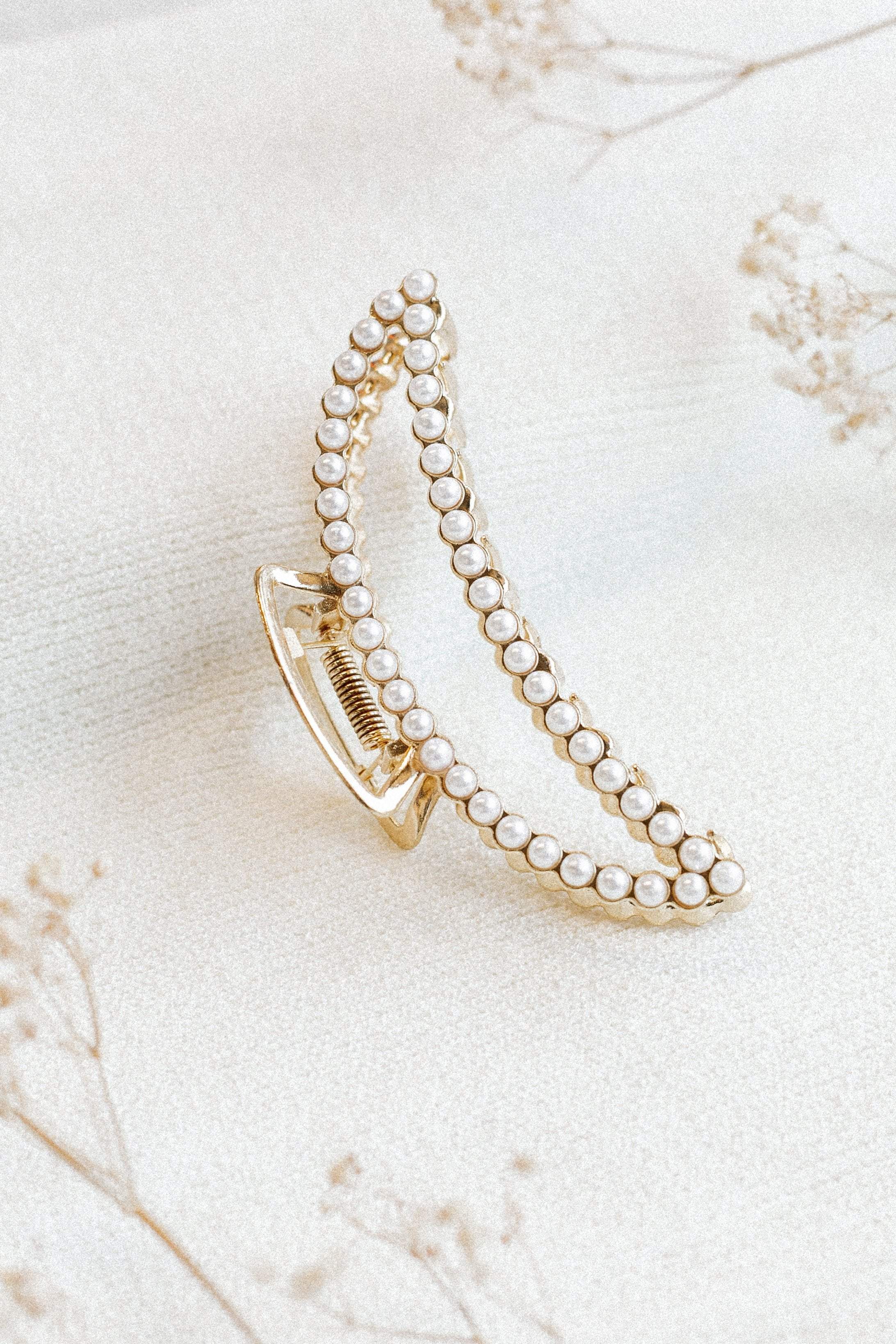 ACCESSORIES @Triska Hairclip - Pearl