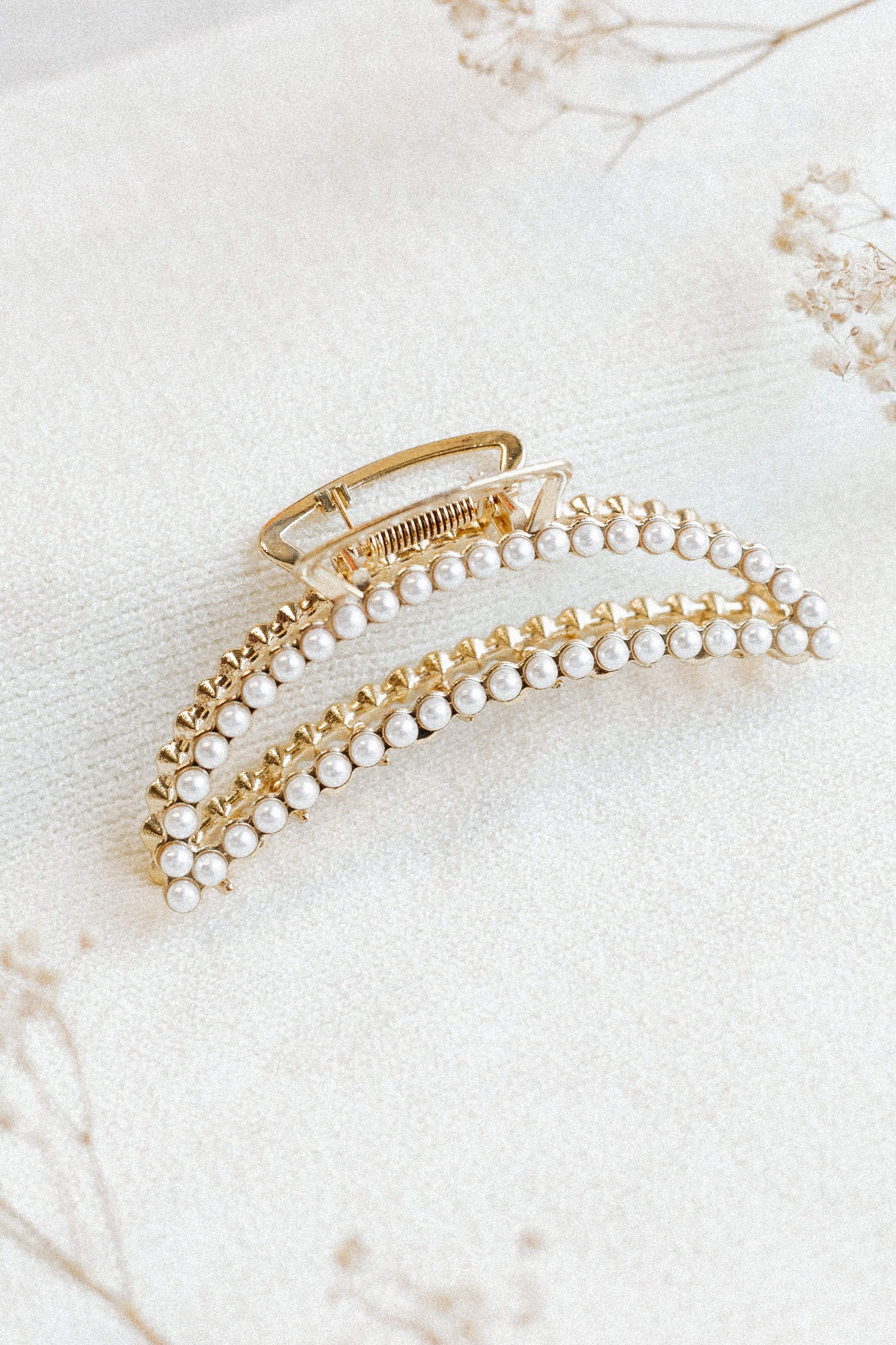 ACCESSORIES @Triska Hairclip - Pearl