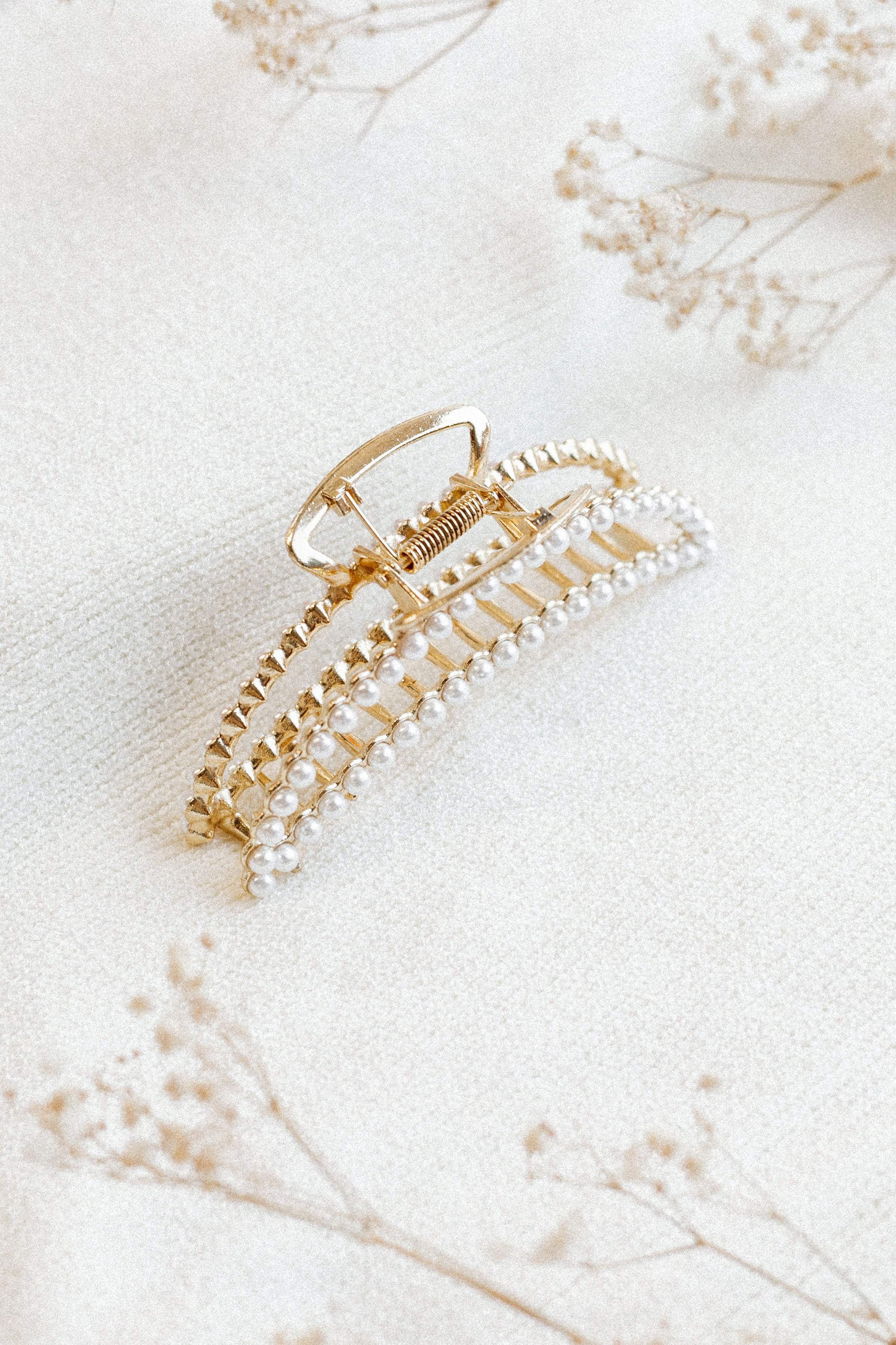 ACCESSORIES @Triska Hairclip - Pearl