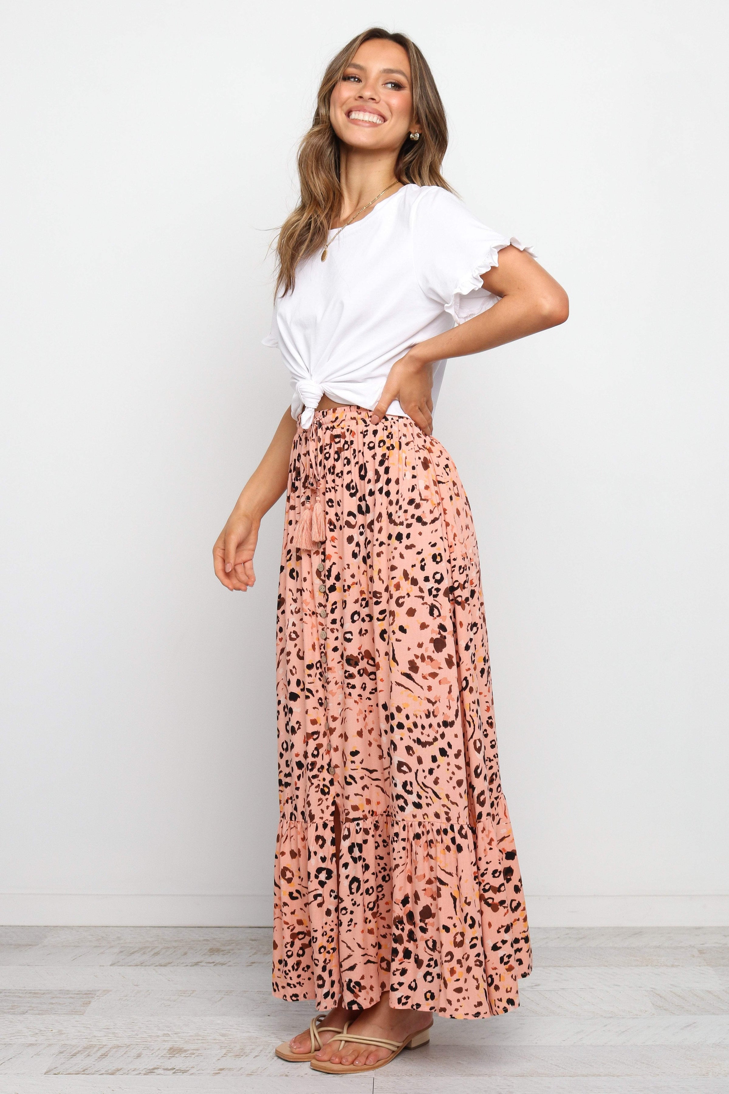 BOTTOMS Halette Skirt - Apricot
