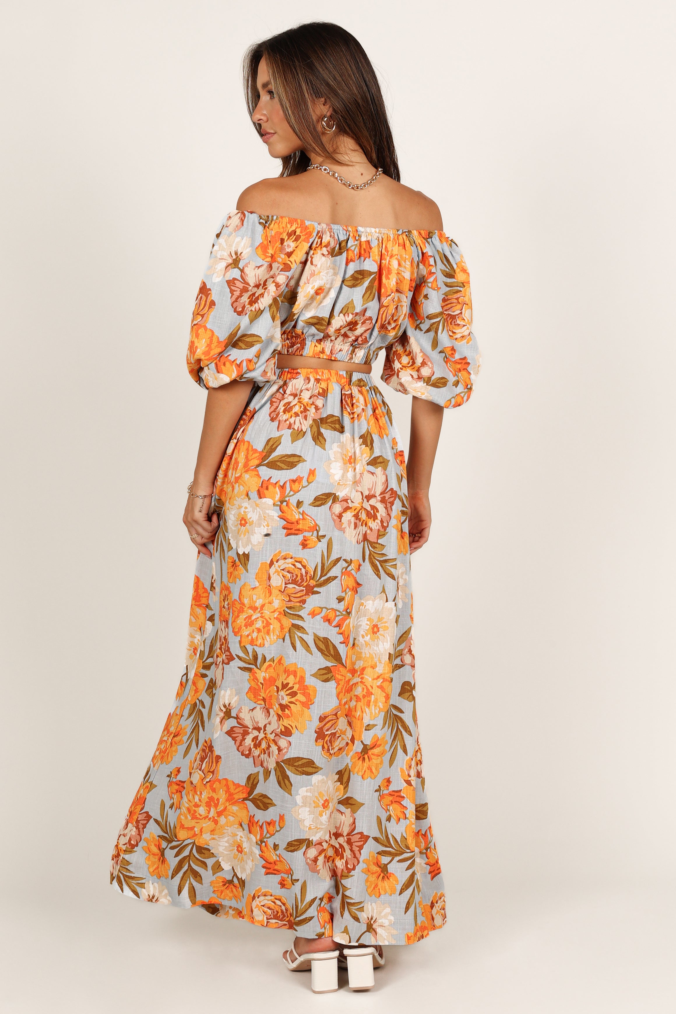 BOTTOMS Kiara Maxi Skirt - Pale Blue