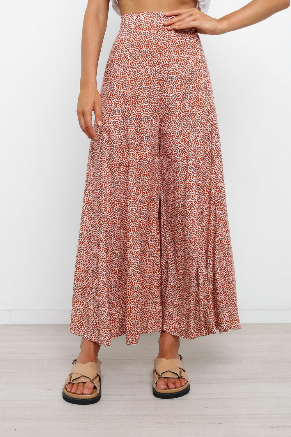 Neveah Pant - Rust - View 3 | Shop Formal Dress