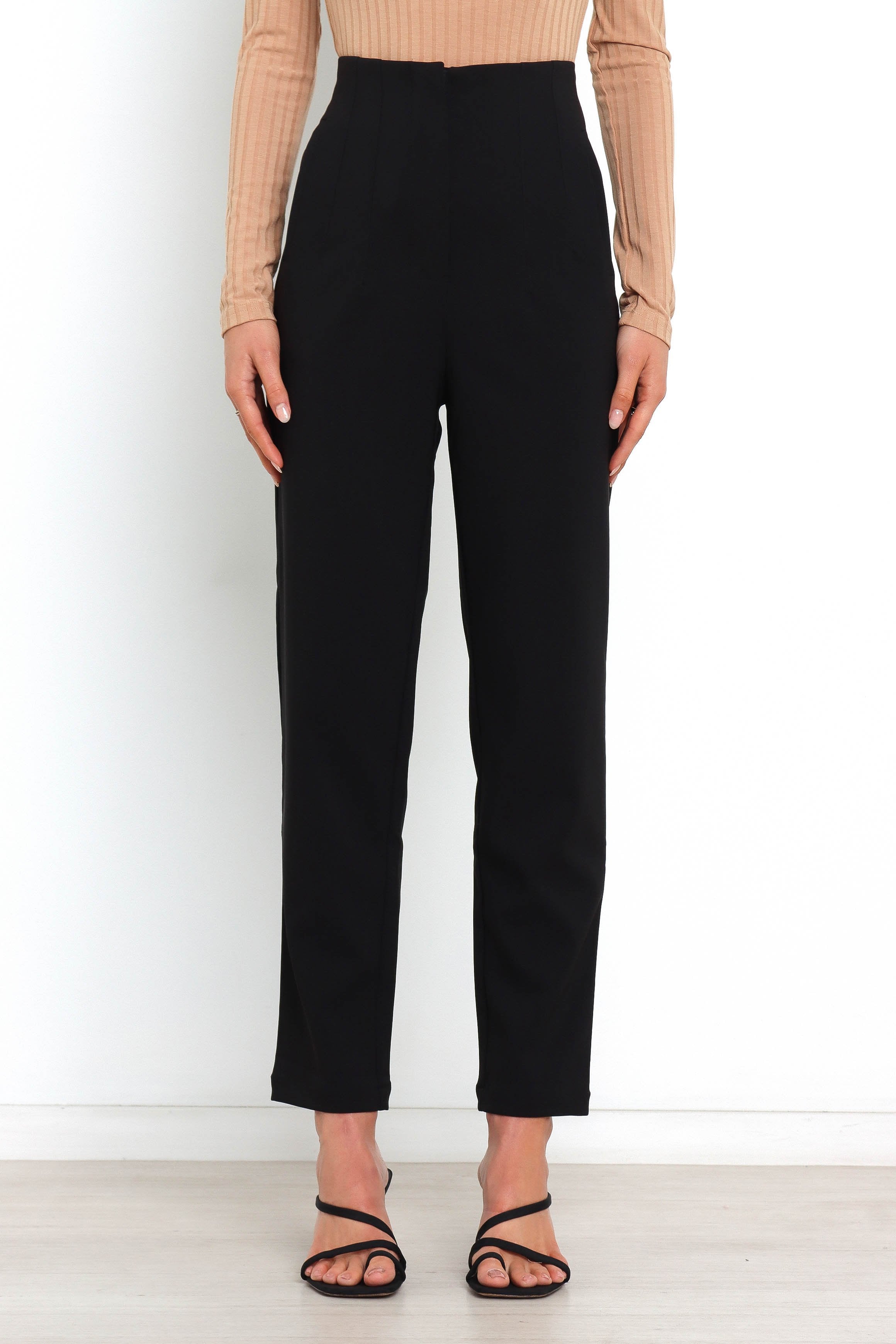 BOTTOMS @Roselle Pant - Black (JUNE CAMPAIGN ++)
