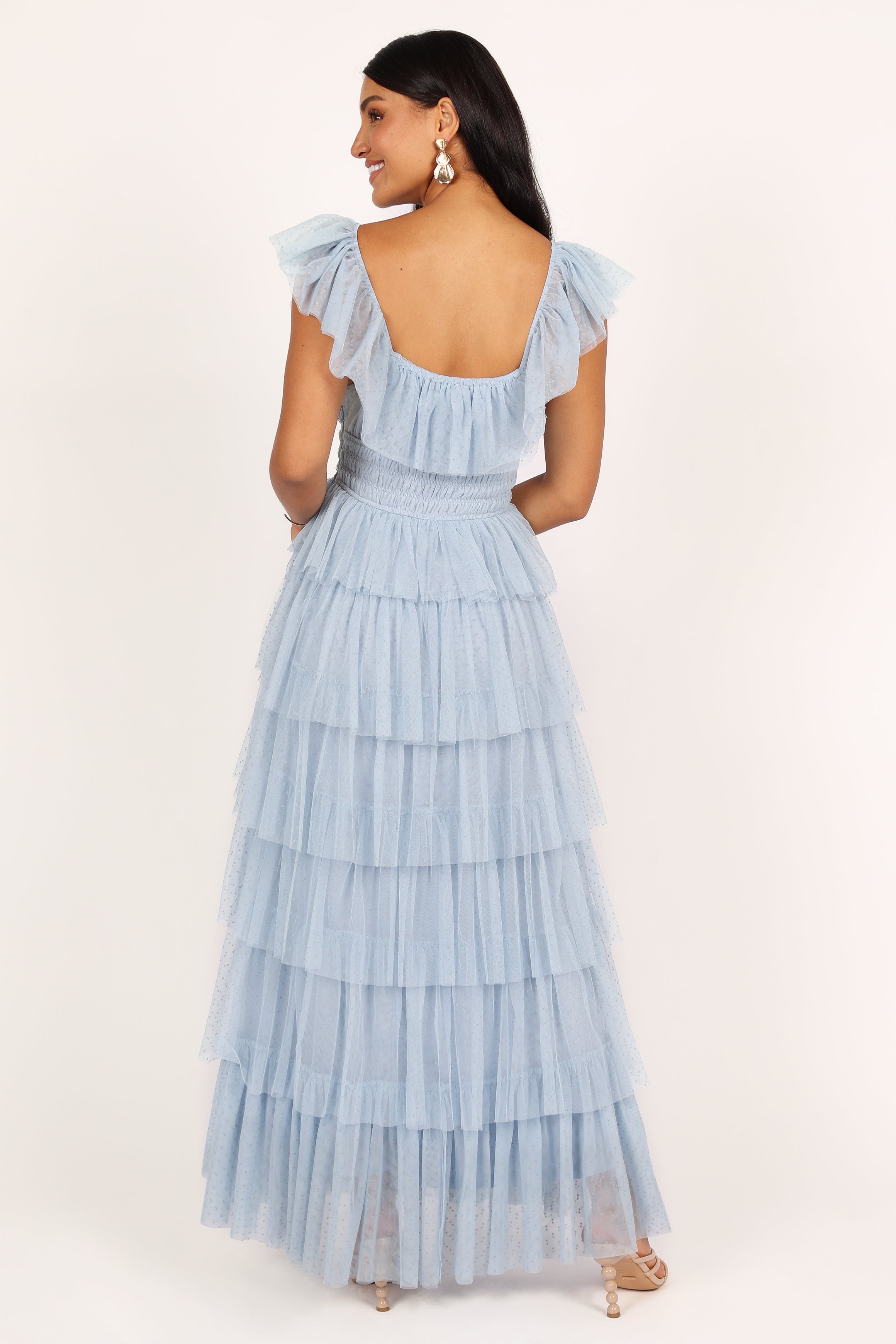 DRESSES @Belle Maxi Dress - Blue