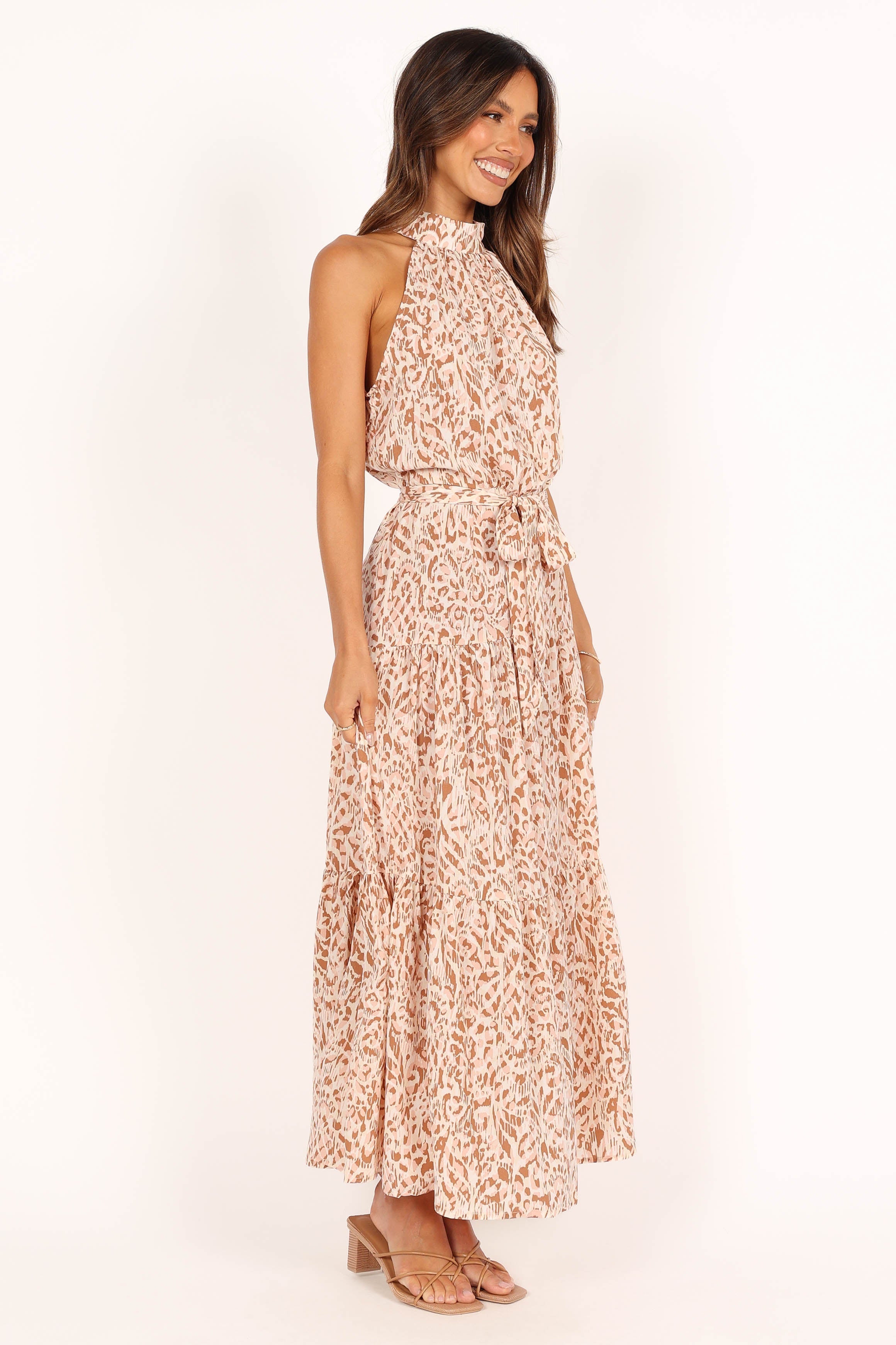 DRESSES @Bindi Maxi Dress - Animal Print