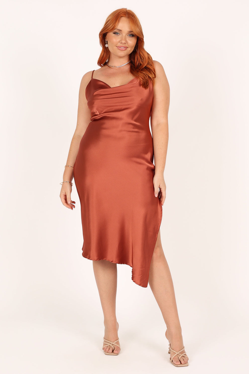Cyprus Dress - Rust - View 3 | Shop Formal Dress