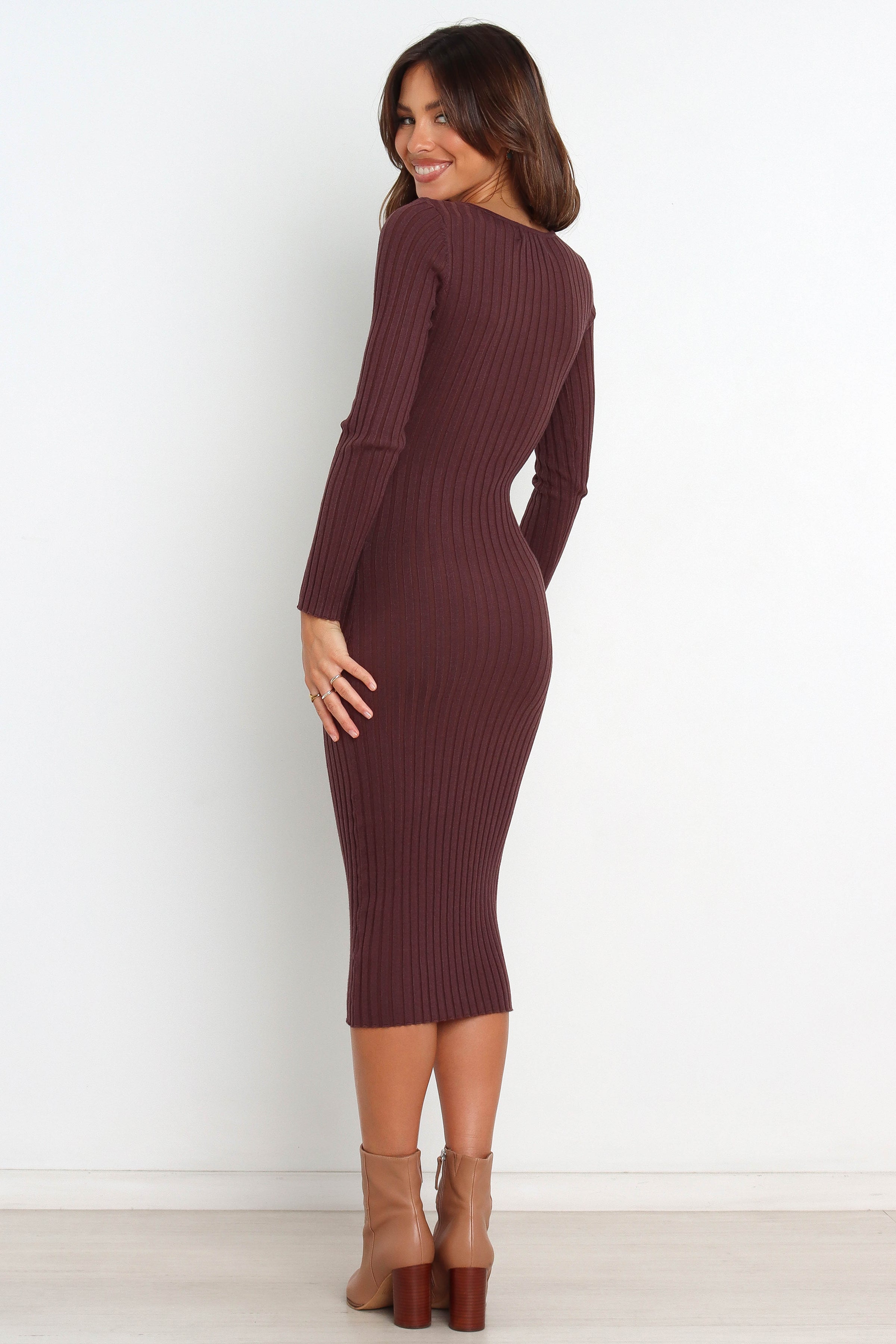 DRESSES @Irena Dress - Brown (waiting on bulk)