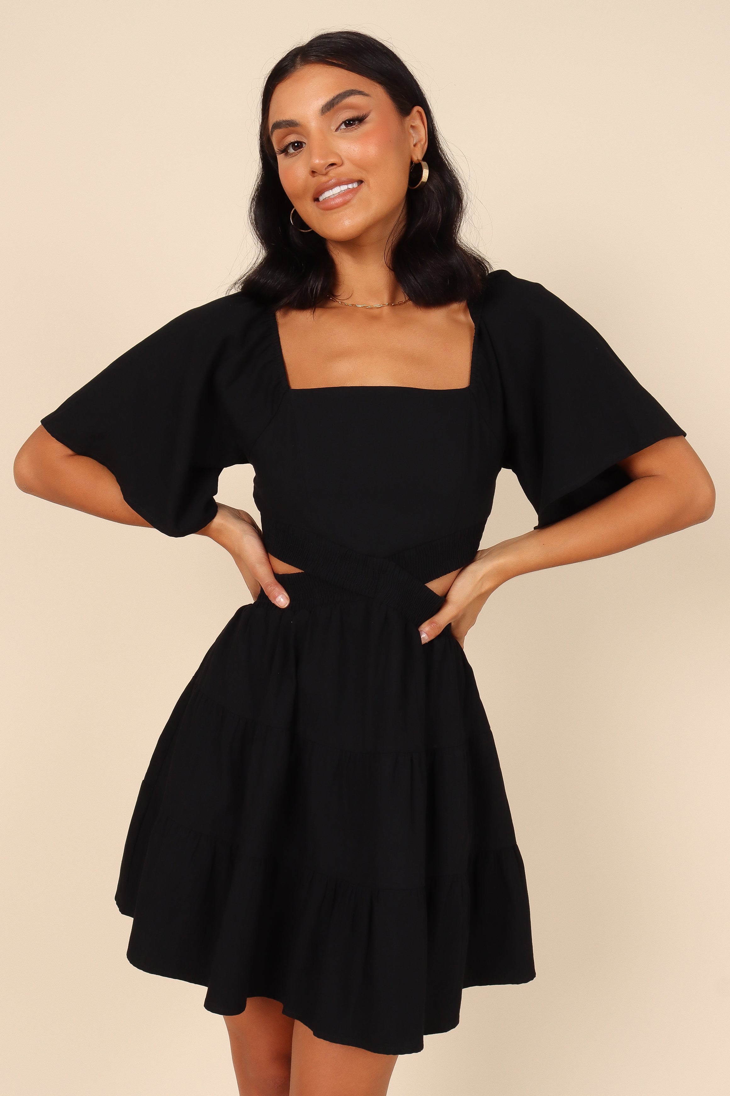 DRESSES Jordyn Cut Out Mini Dress - Black