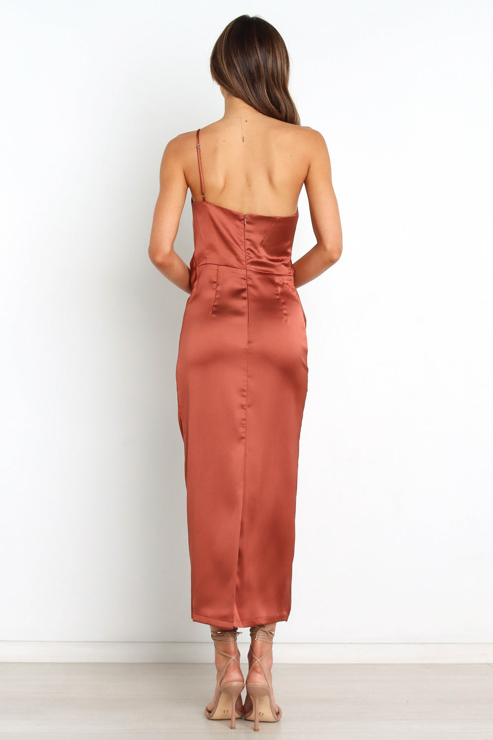 Luella Dress - Rust - View 5 | Shop Formal Dress