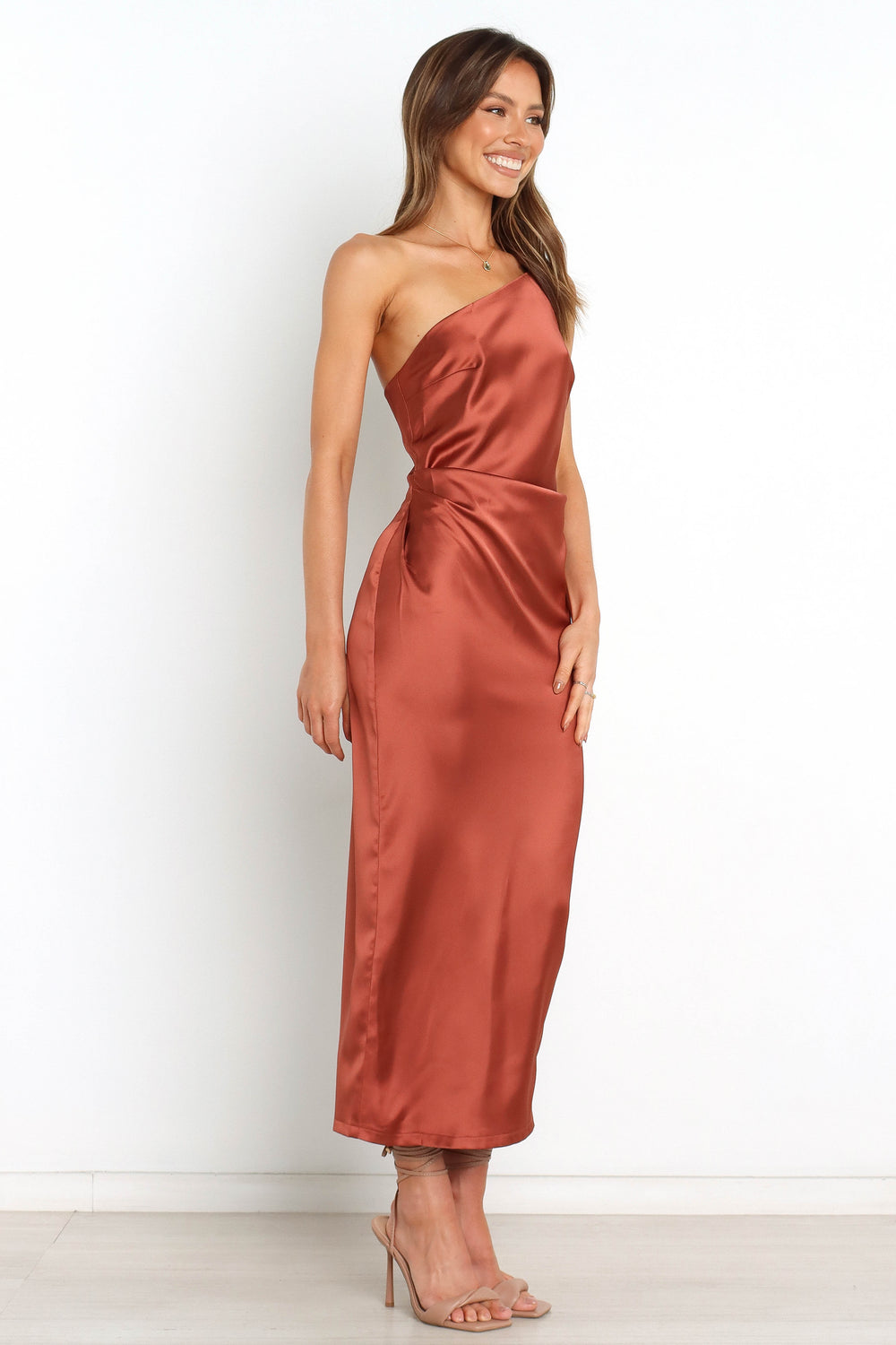 Luella Dress - Rust - View 6 | Shop Formal Dress