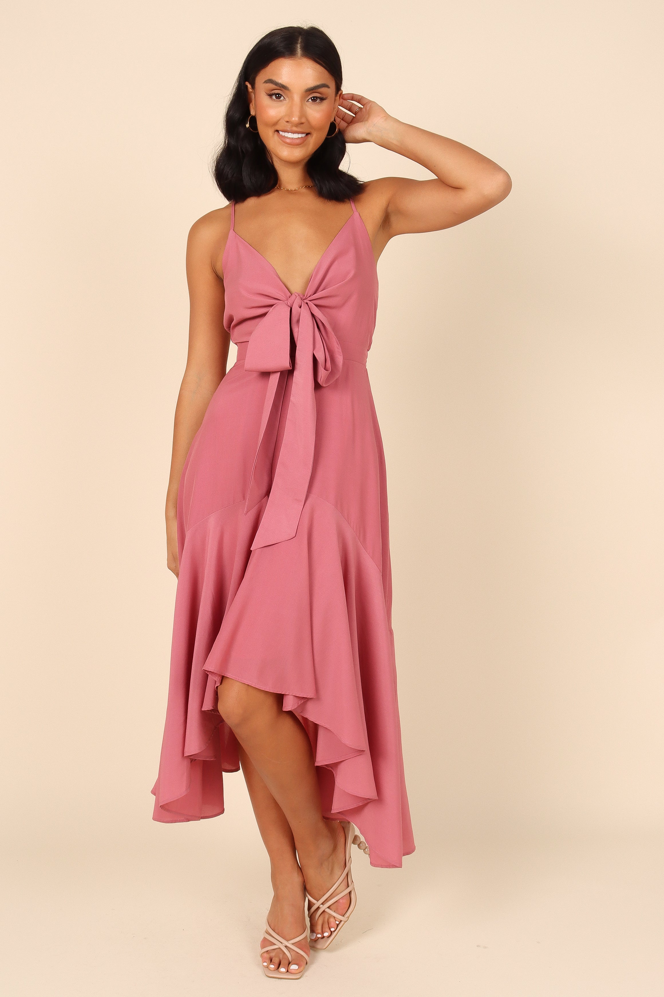 DRESSES Mariana High Low Dress - Rose