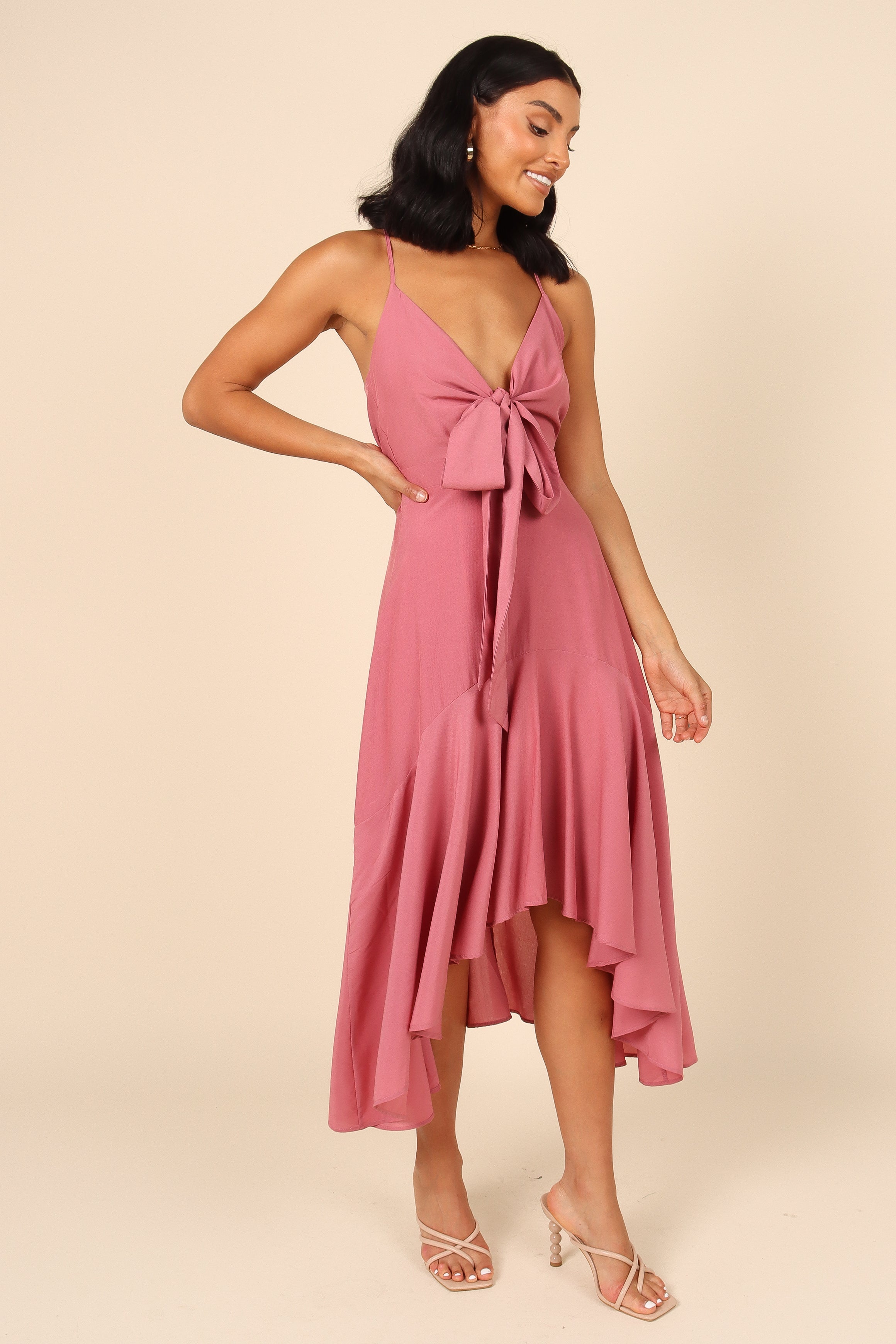 DRESSES Mariana High Low Dress - Rose
