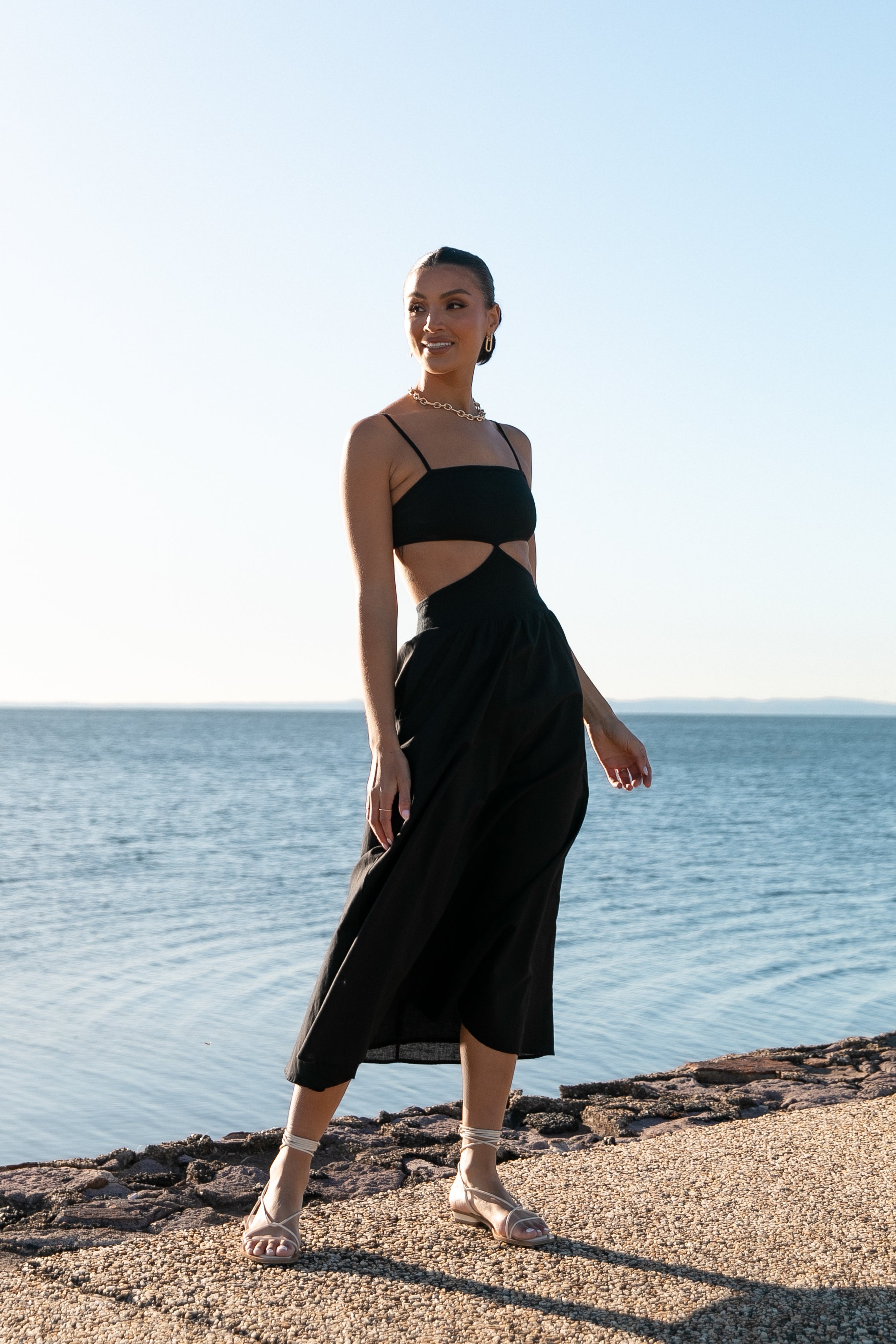 DRESSES Mina Cut Out Dress - Black