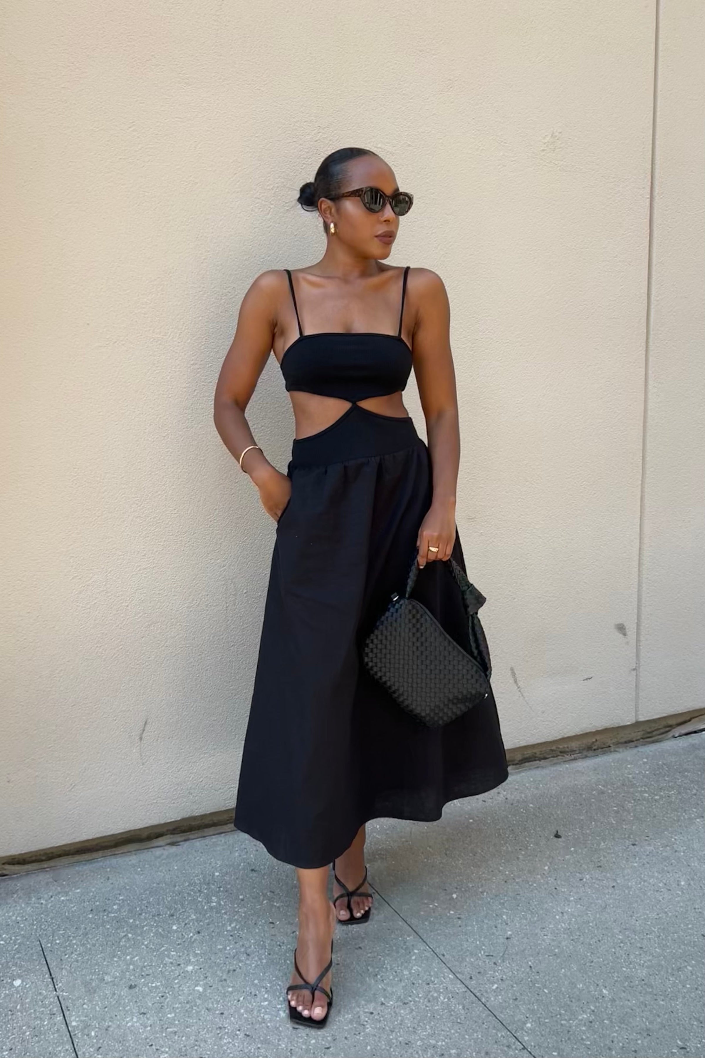 DRESSES Mina Cut Out Dress - Black