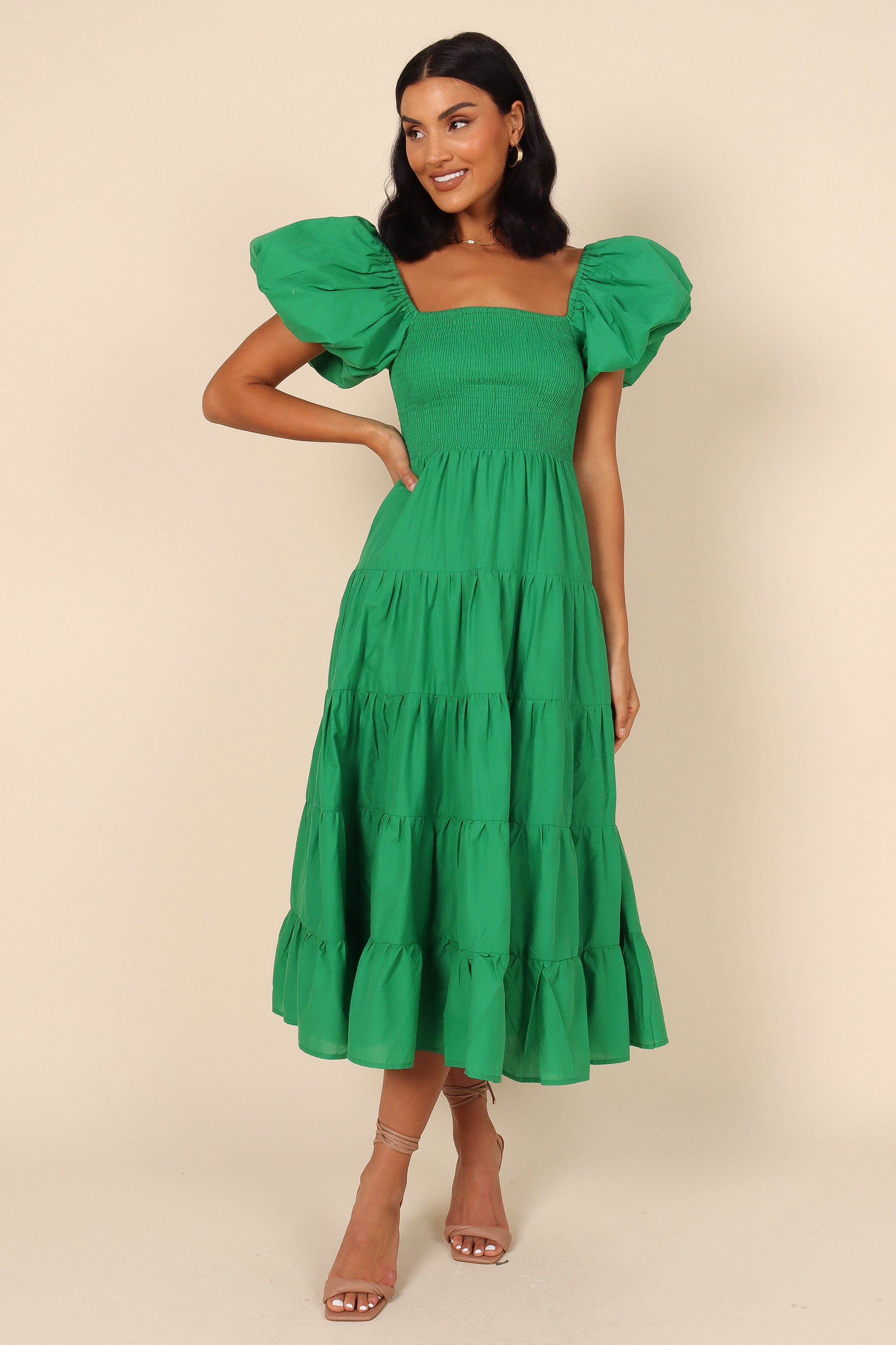 DRESSES Morgan Tiered Dress - Green