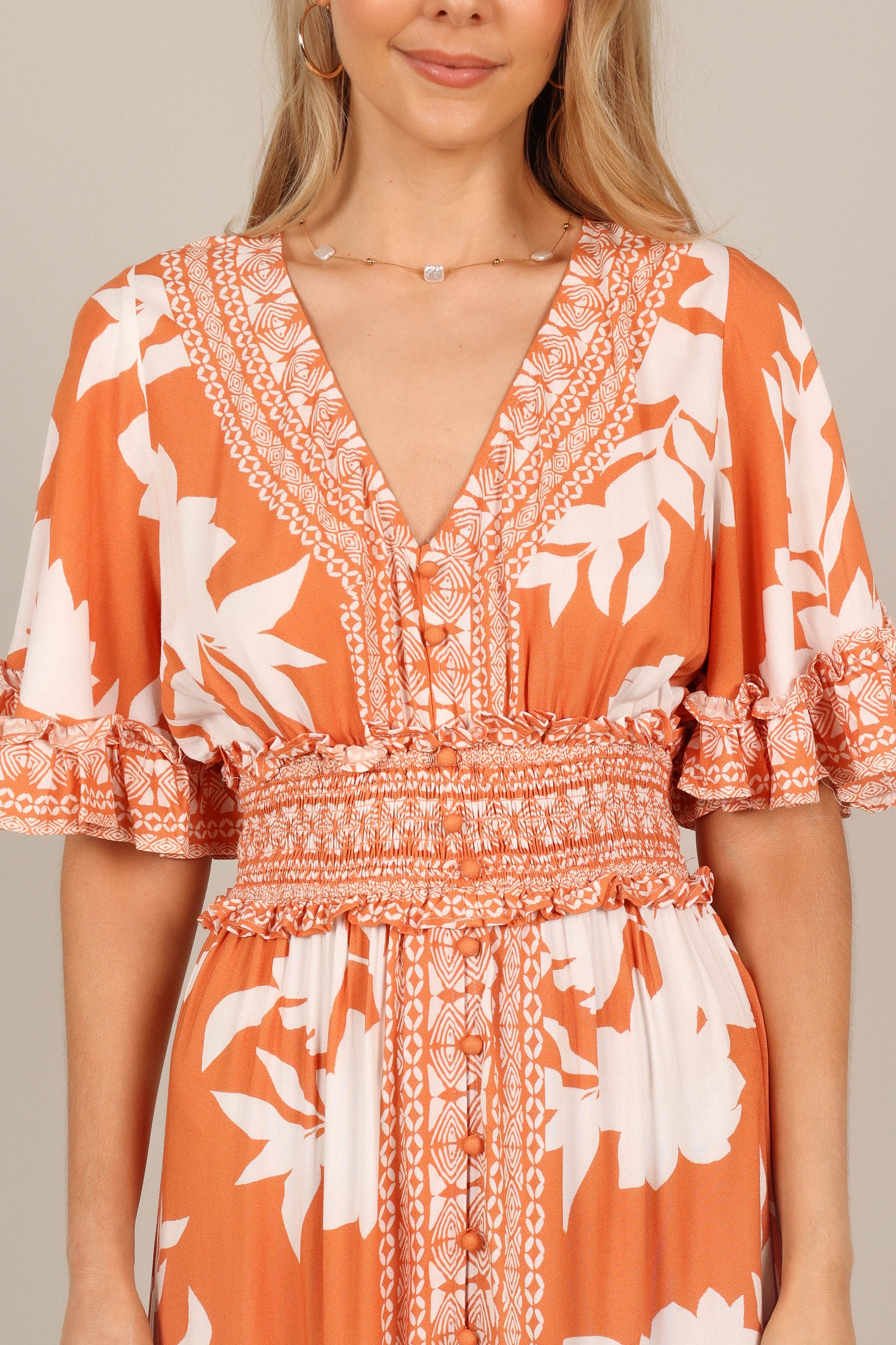 DRESSES @Silvio Maxi Dress - Orange