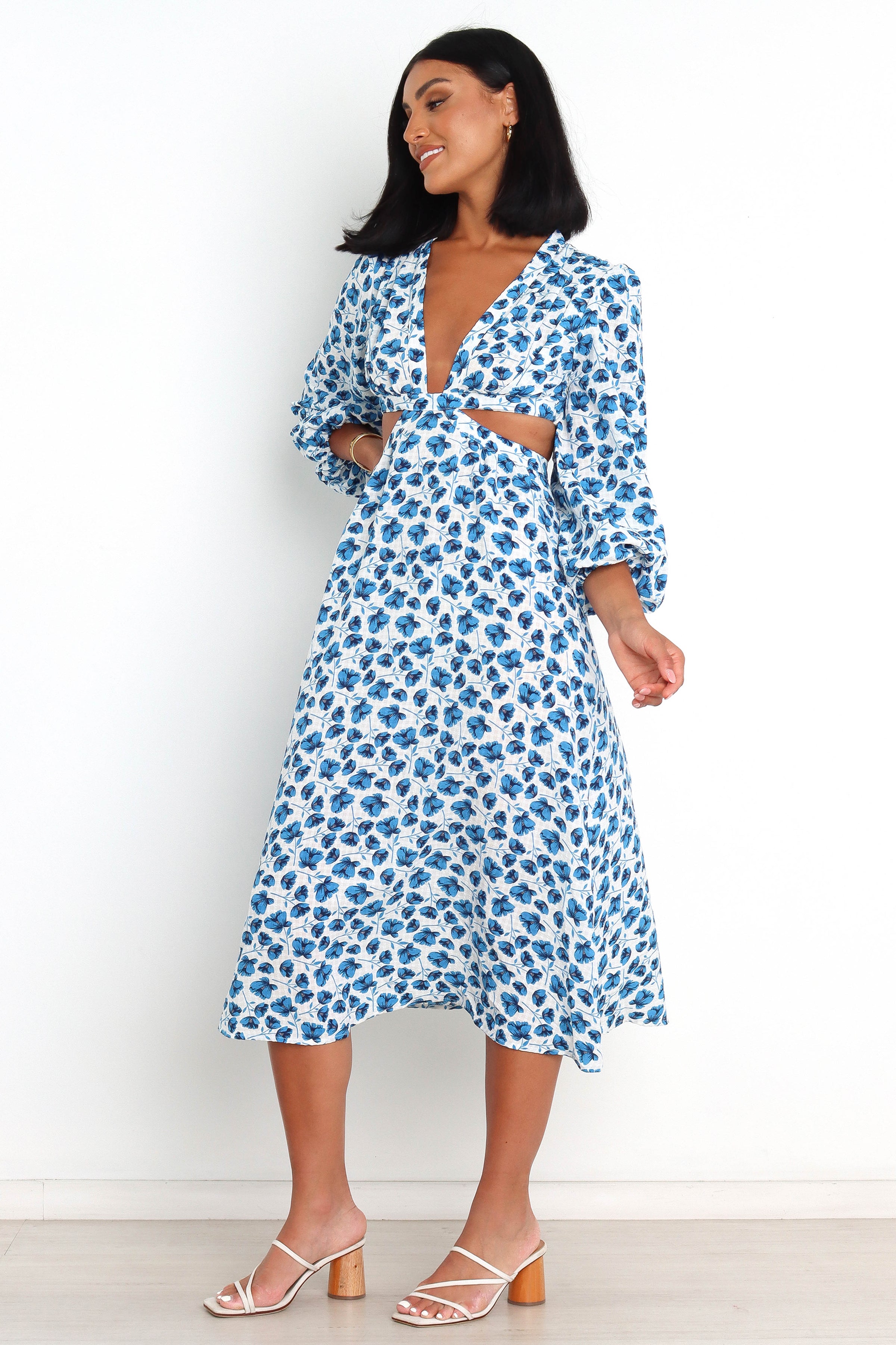 DRESSES @Simonette Dress - Blue (waiting on bulk)