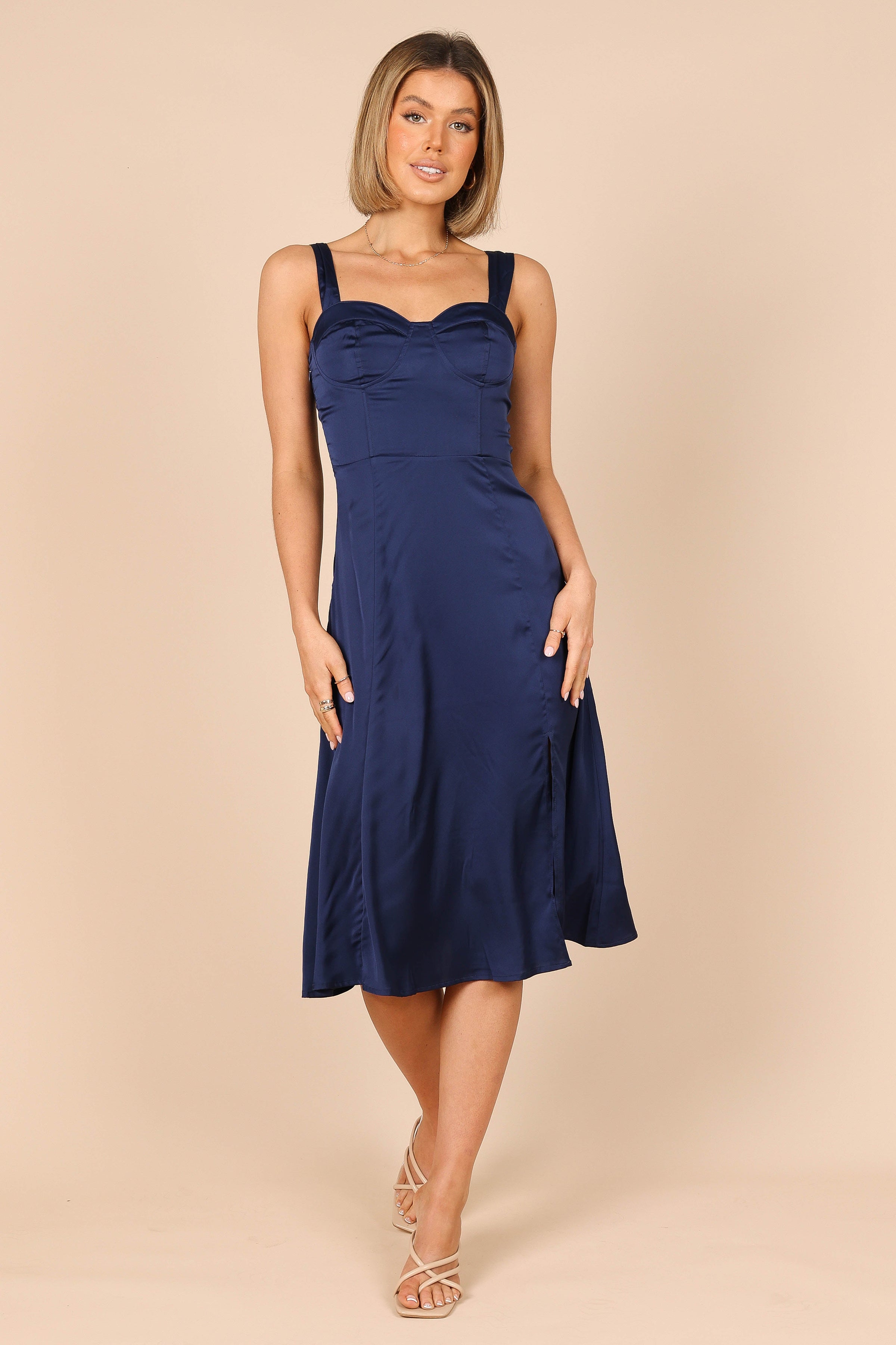 DRESSES @Siobhan Midi Dress - Navy