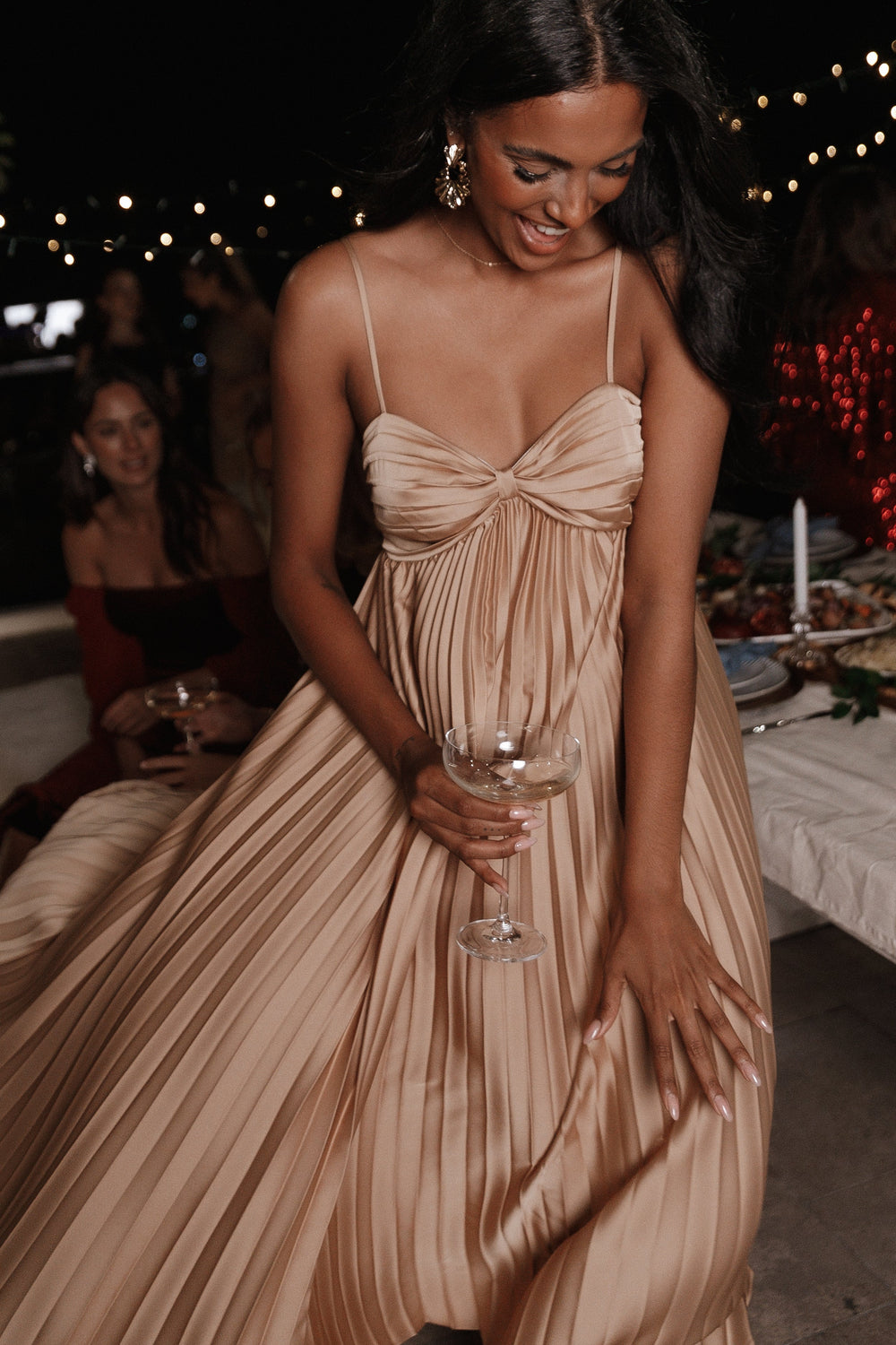 Vikki Dress - Gold - View 1 | Shop Formal Dress