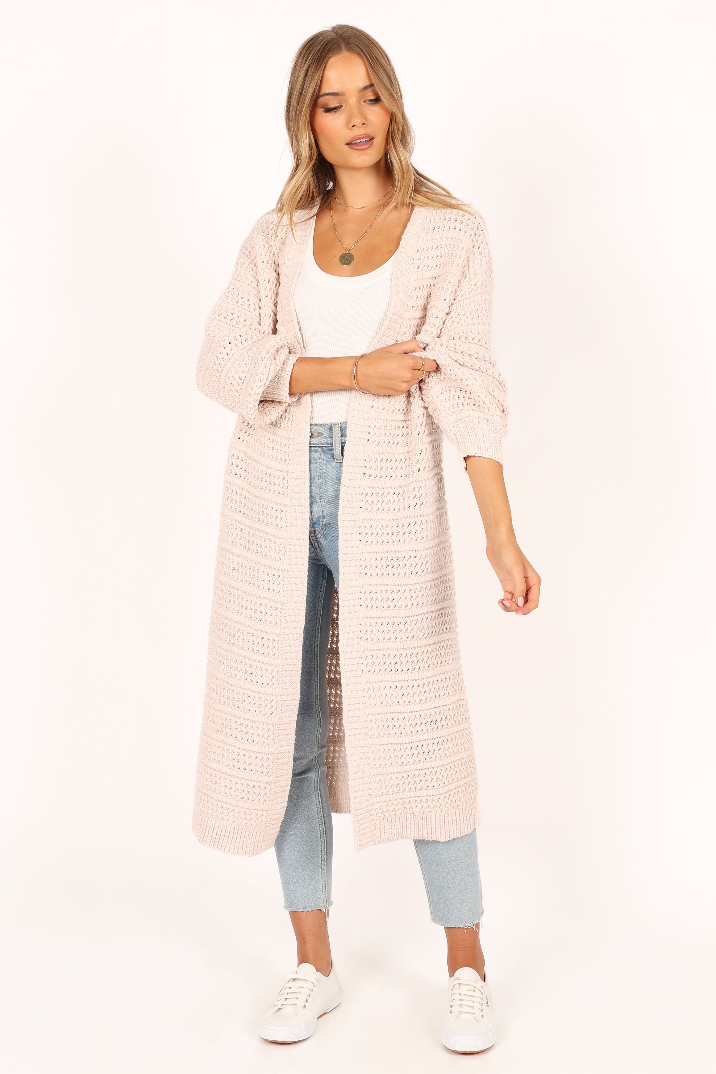 KNITWEAR @Chloelle Cardigan - Beige (waiting on bulk)