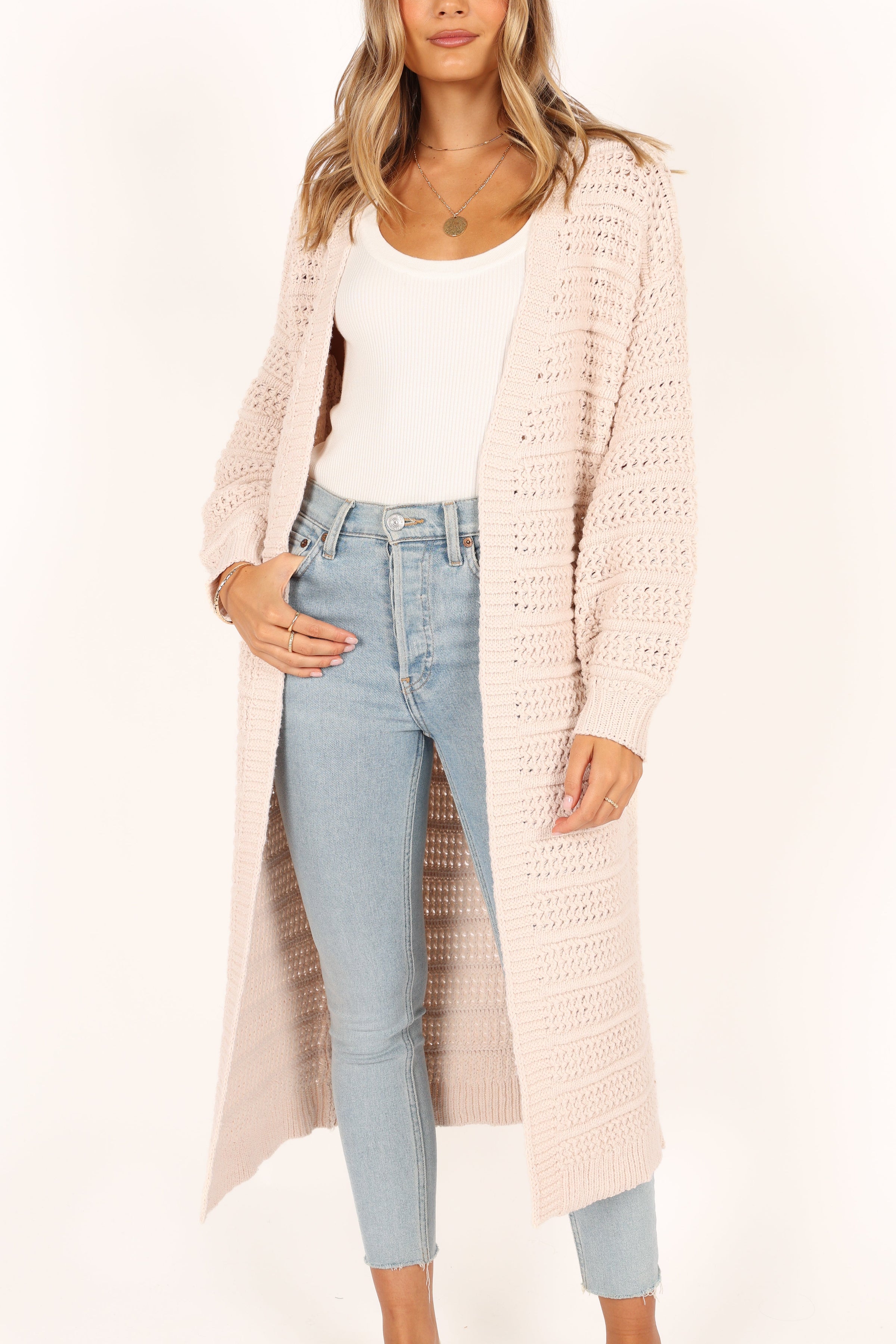 KNITWEAR @Chloelle Cardigan - Beige (waiting on bulk)