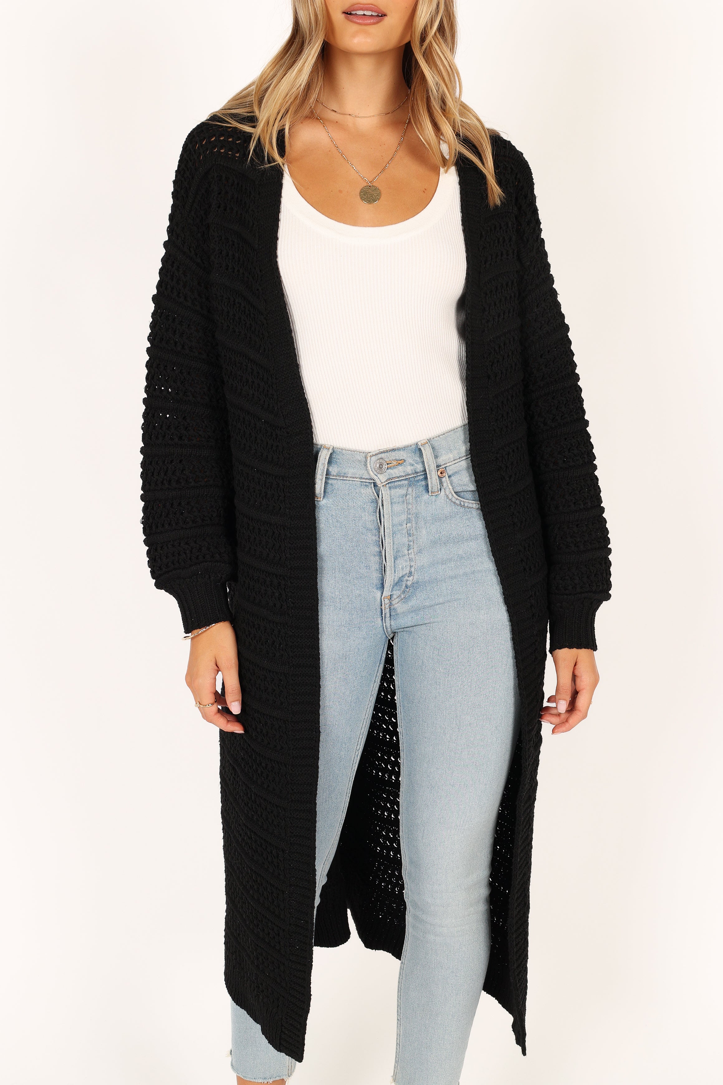 KNITWEAR @Chloelle Cardigan - Black (waiting on bulk)