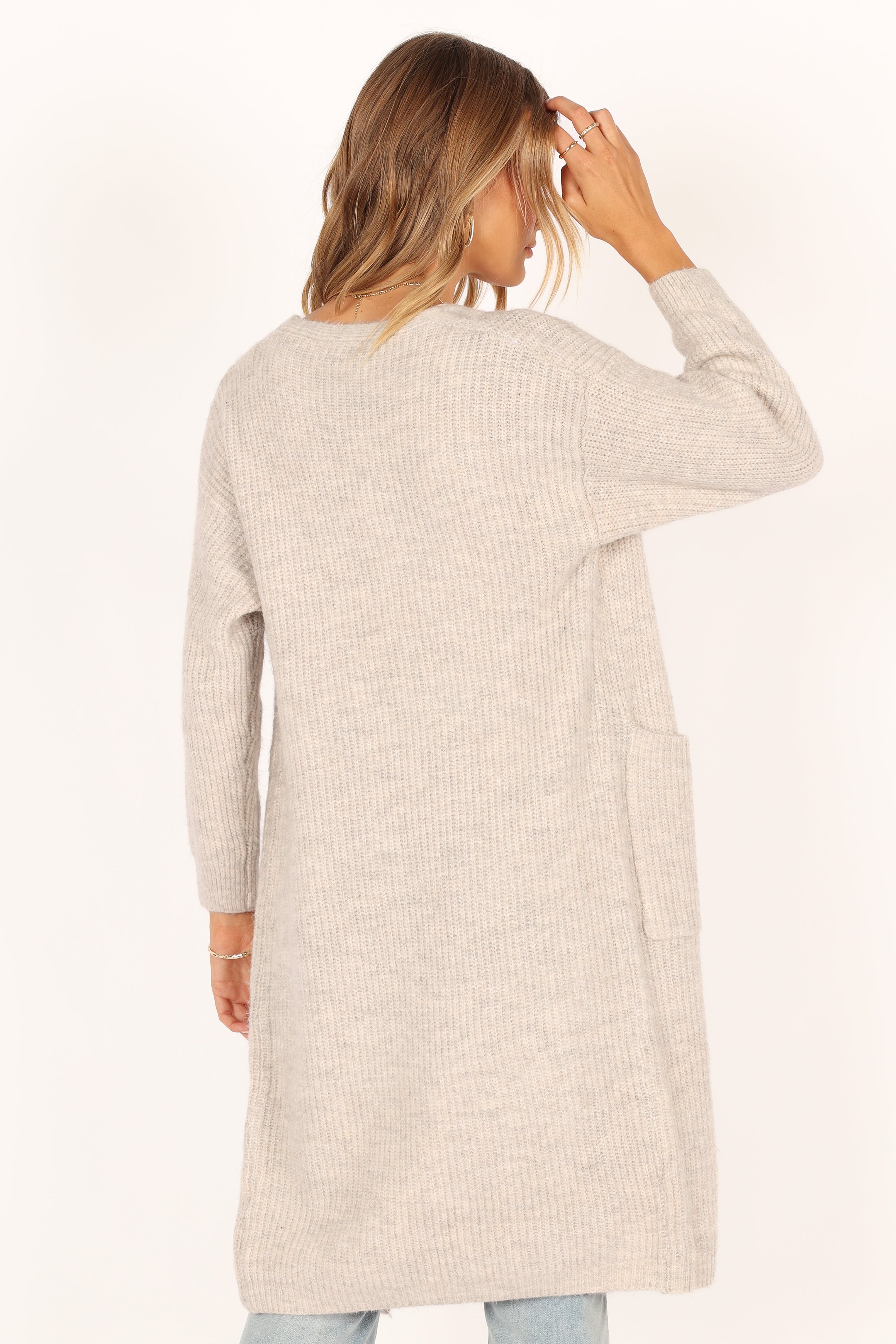 KNITWEAR @Deborah Cardigan - Oatmeal