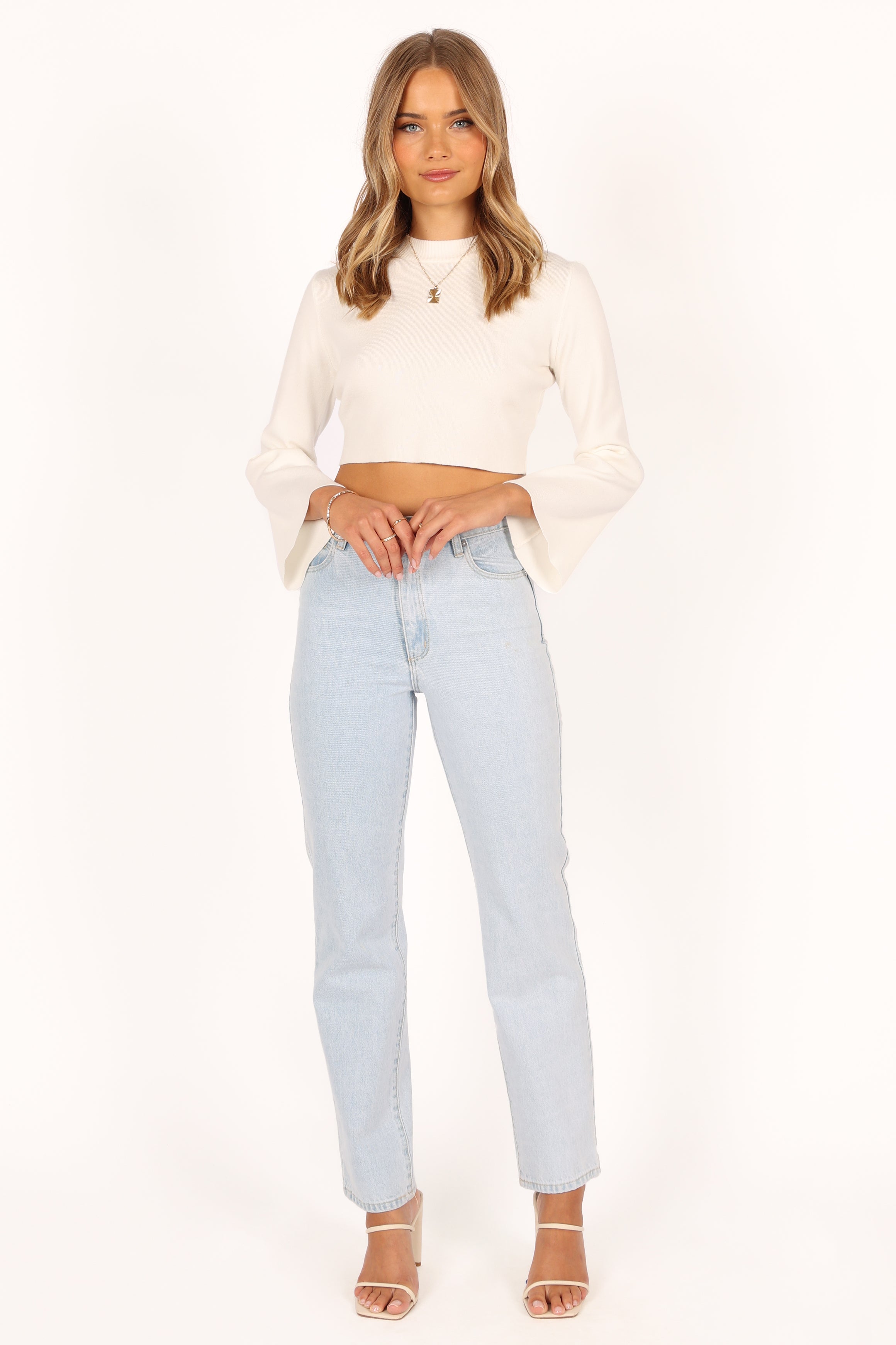 KNITWEAR Fletcher Knit Sweater - White