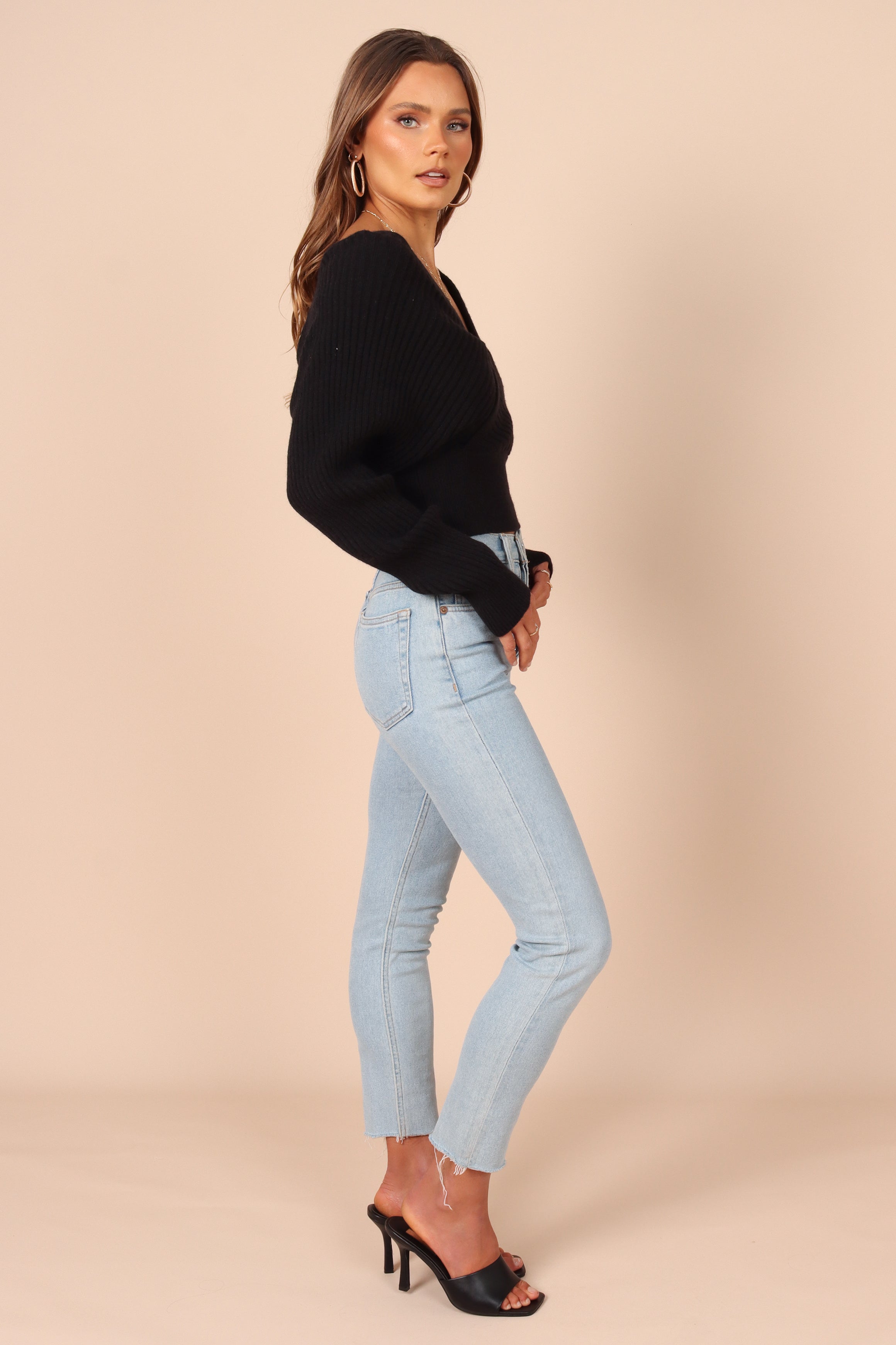 KNITWEAR Hilary Knit Sweater - Black - needs more images