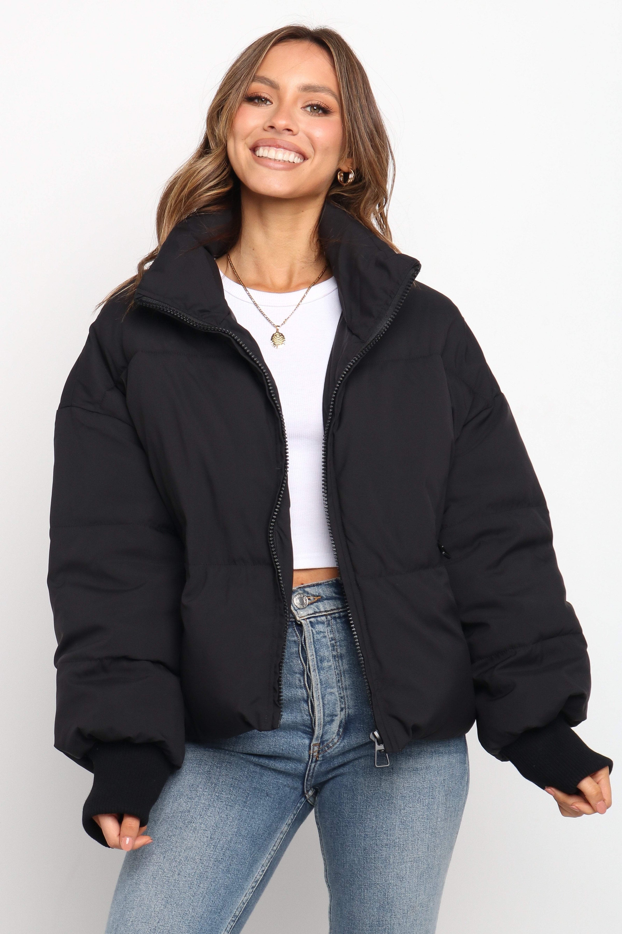 OUTERWEAR Edric Puffer Jacket - Black