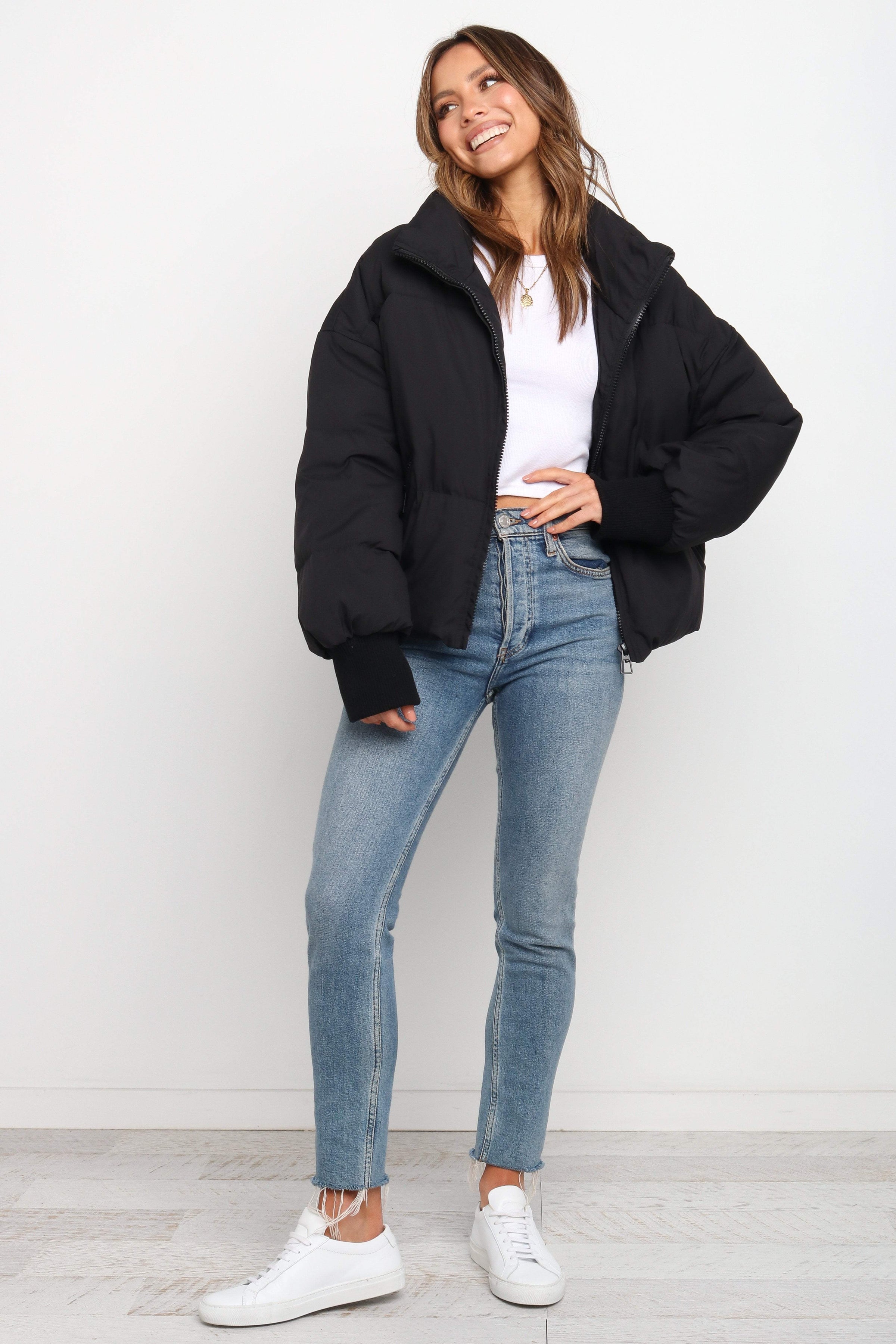OUTERWEAR Edric Puffer Jacket - Black