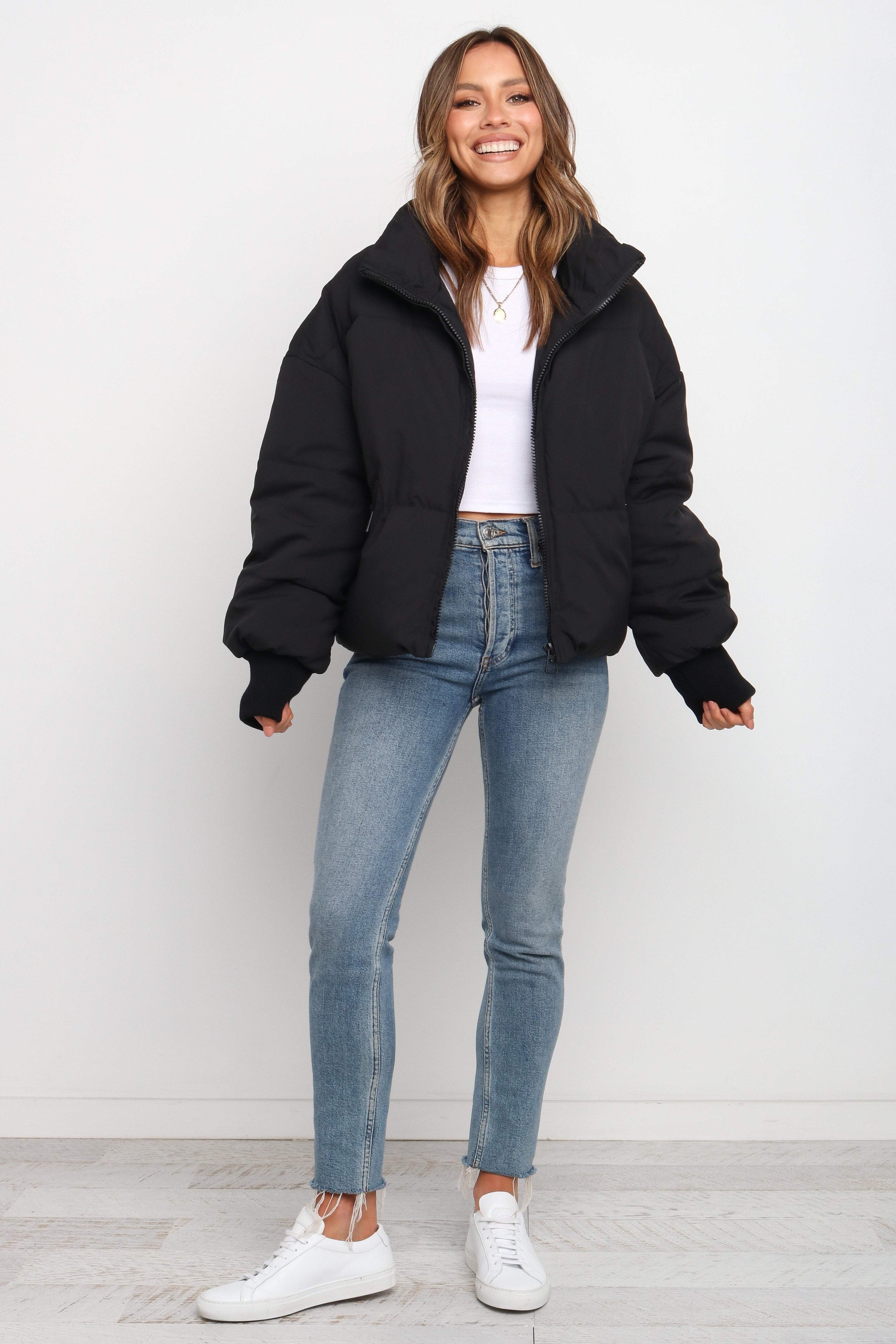 OUTERWEAR Edric Puffer Jacket - Black