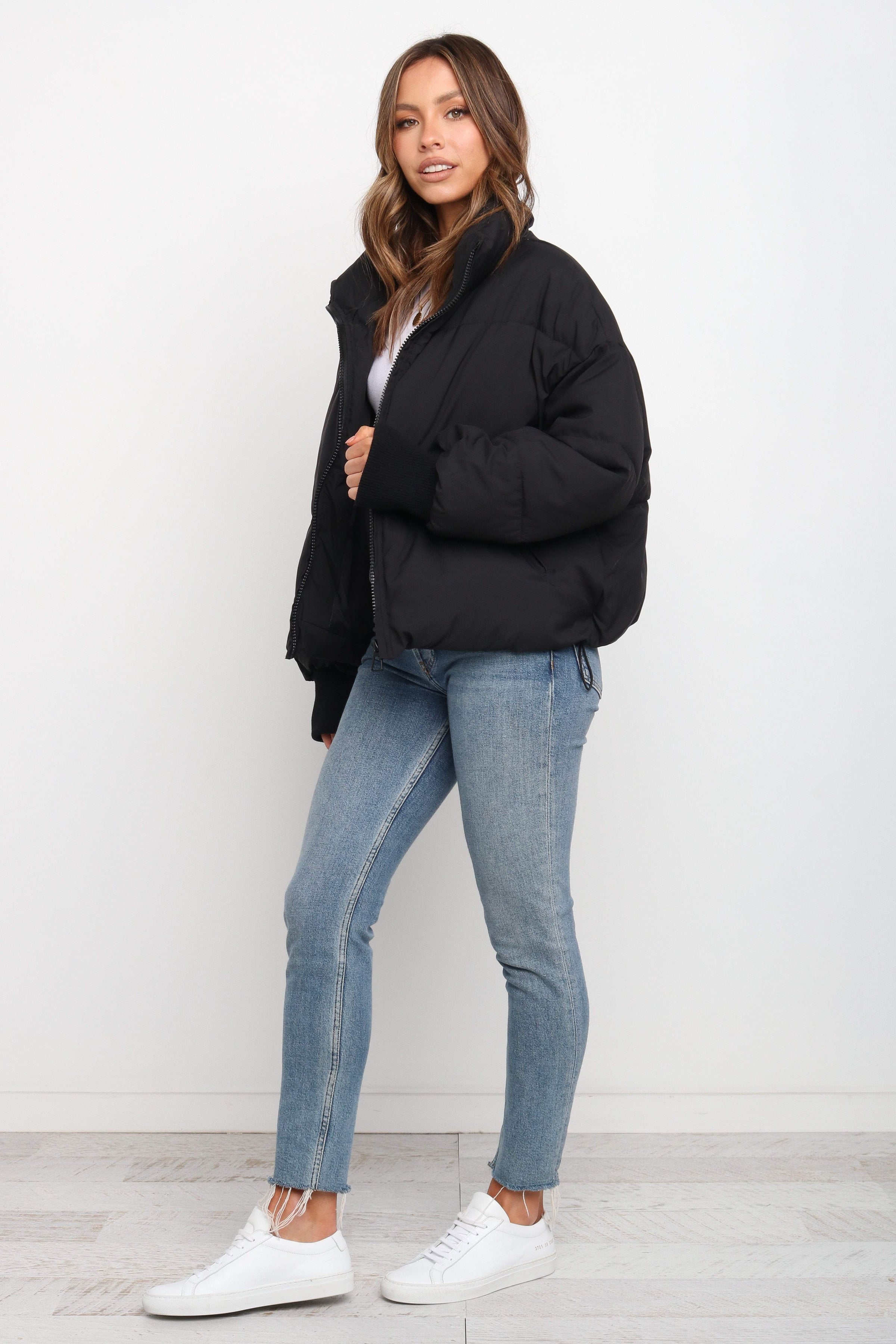 OUTERWEAR Edric Puffer Jacket - Black