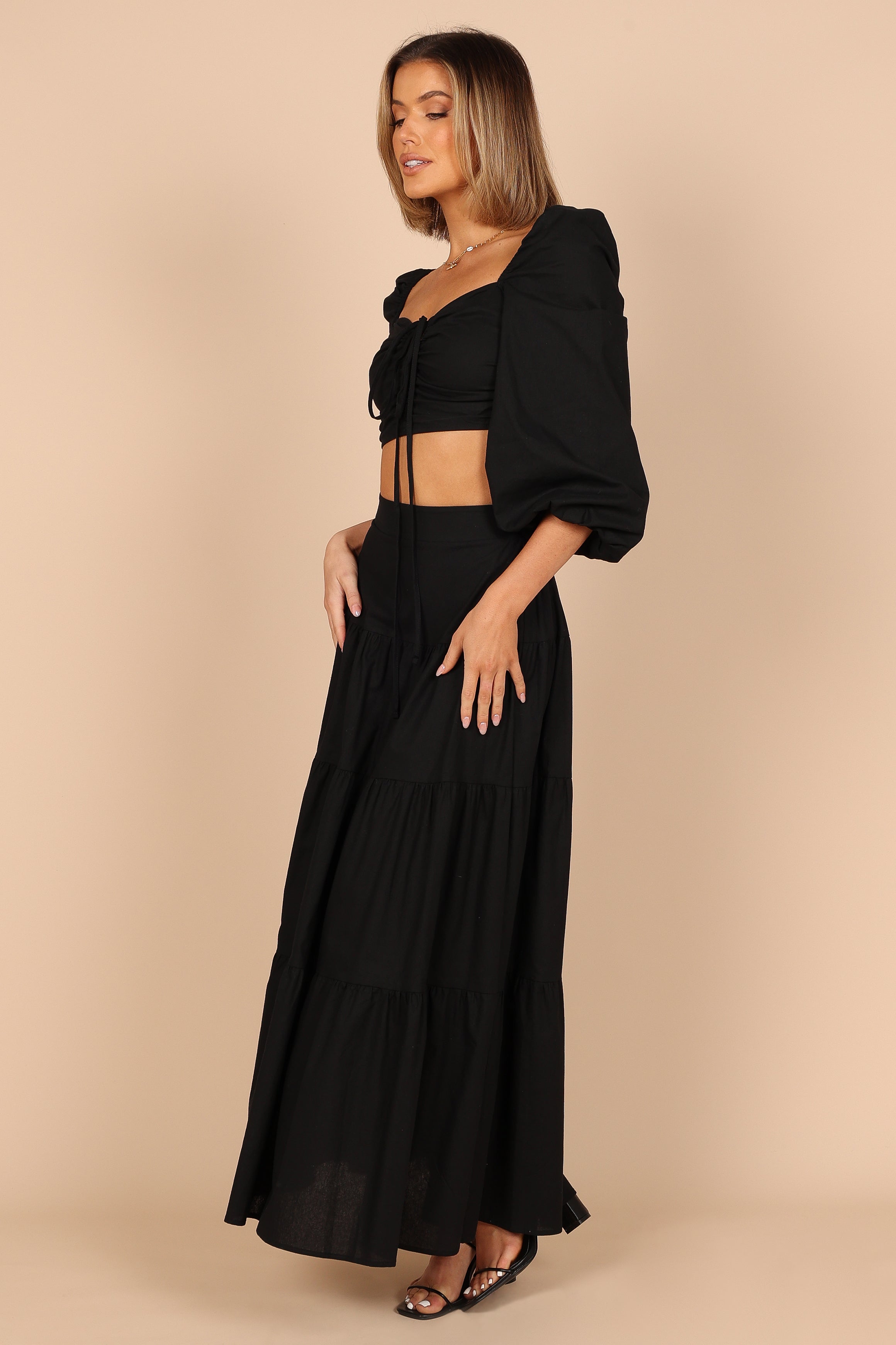 SETS @Alice Two Piece Set - Black