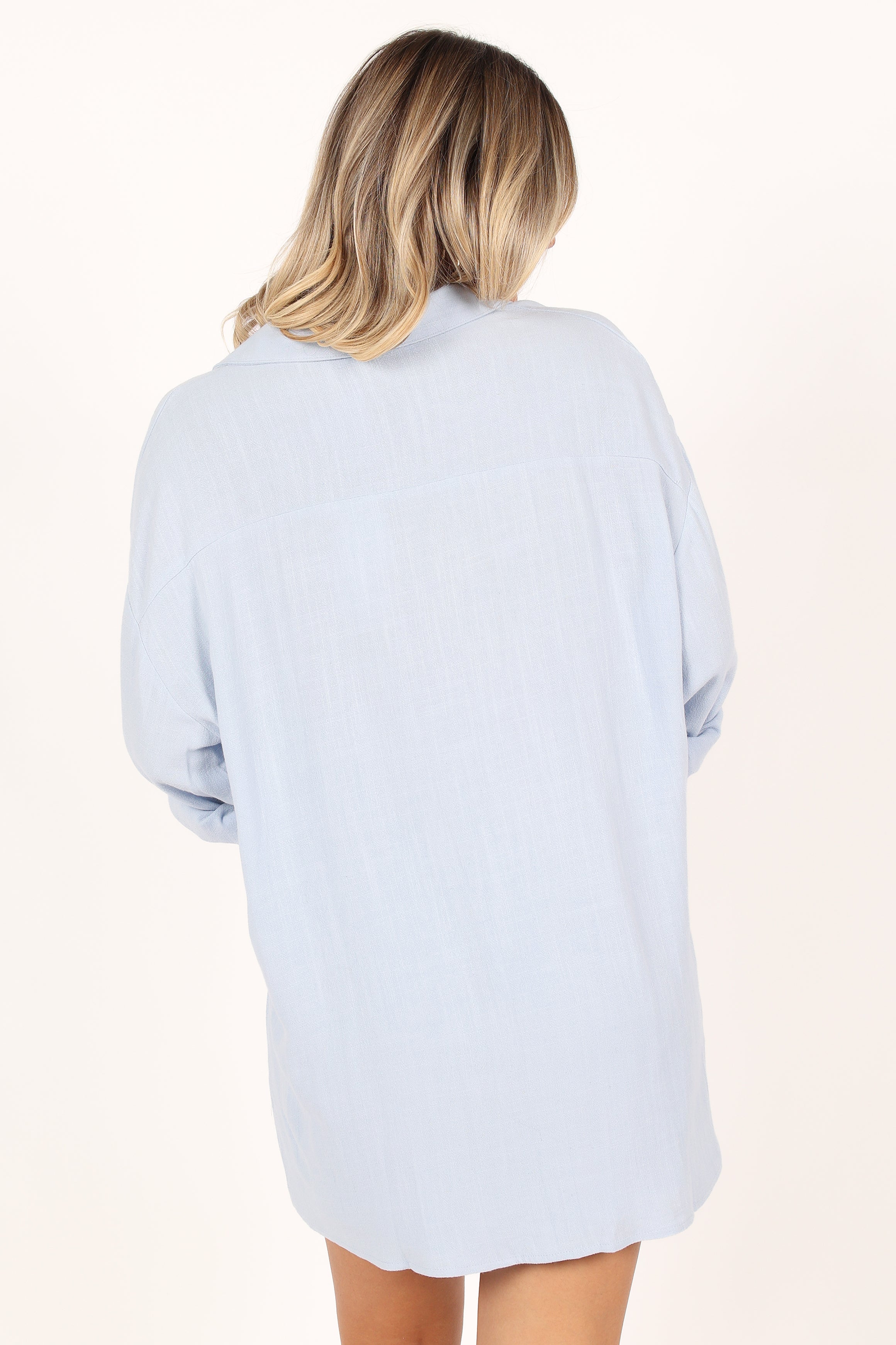 SETS @Annie Linen Set - Blue