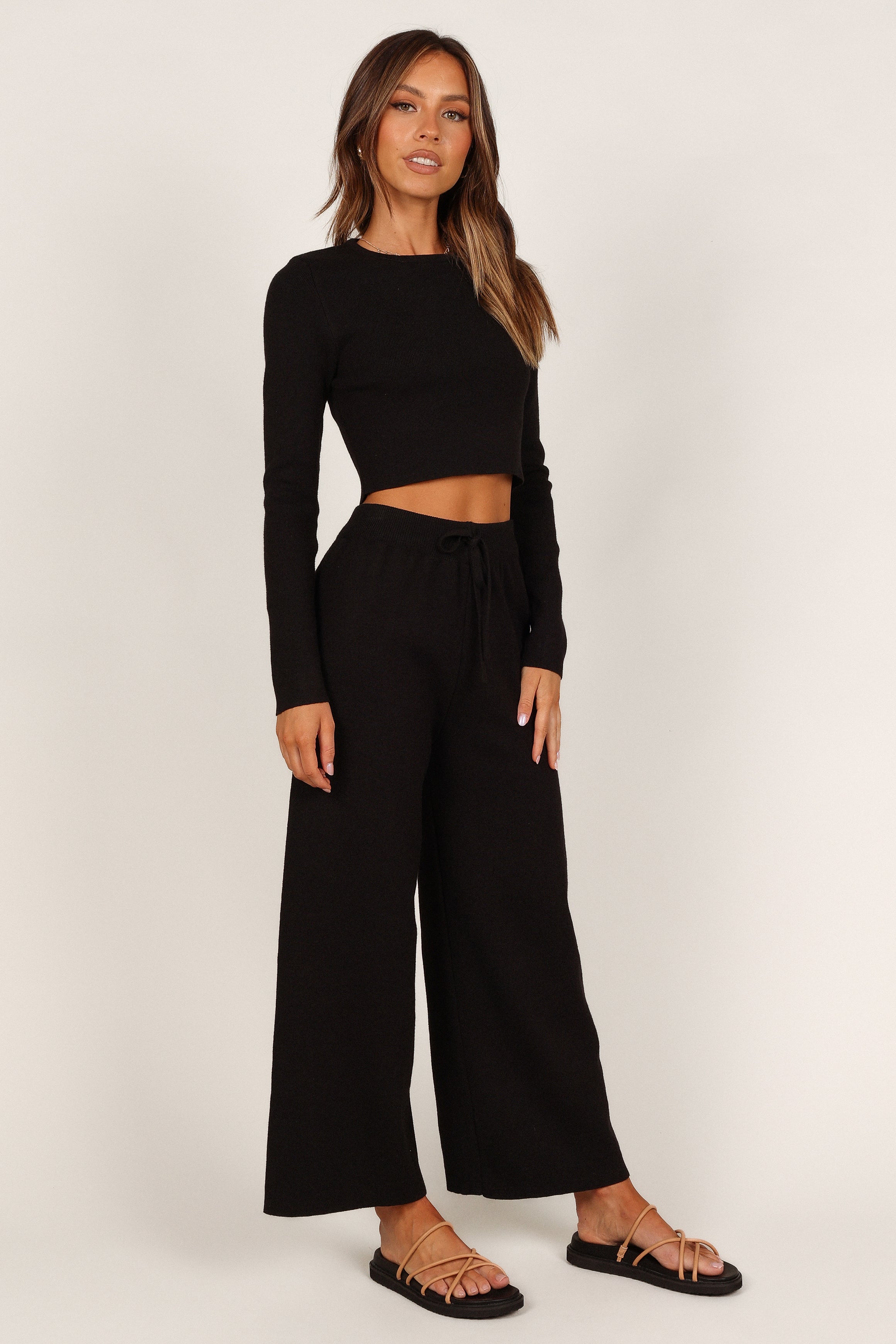 SETS Ayers Long Sleeve Set - Black