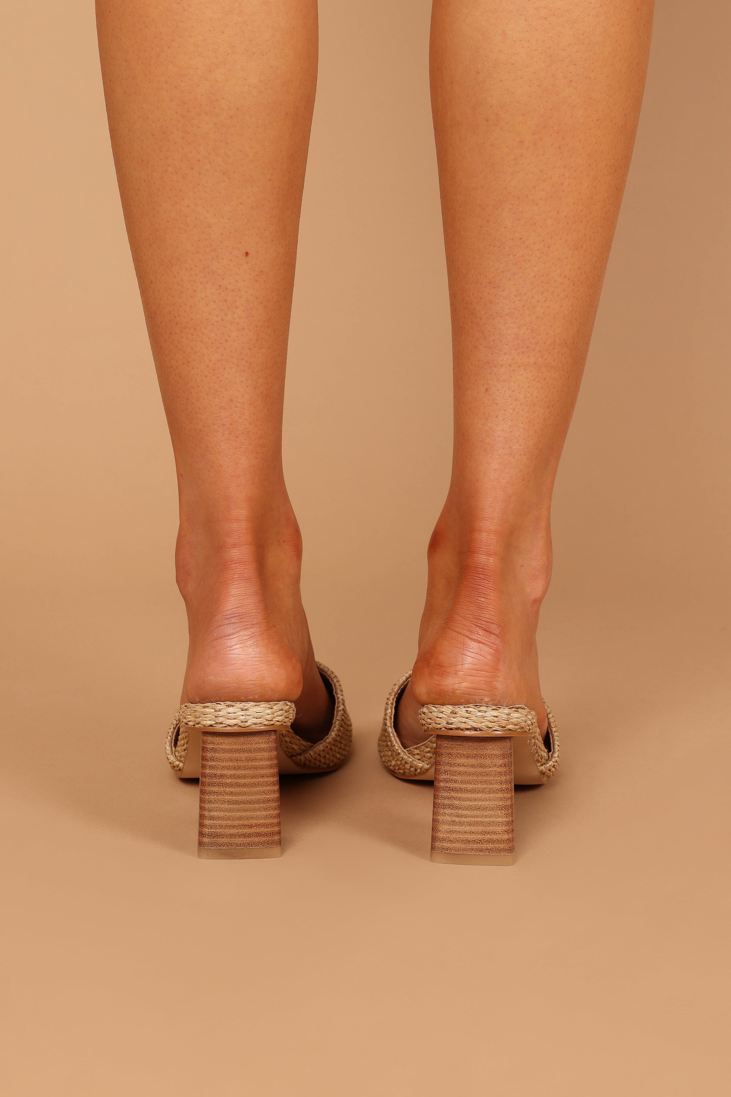 SHOES @Ukko Heel - Camel Raffia Natural